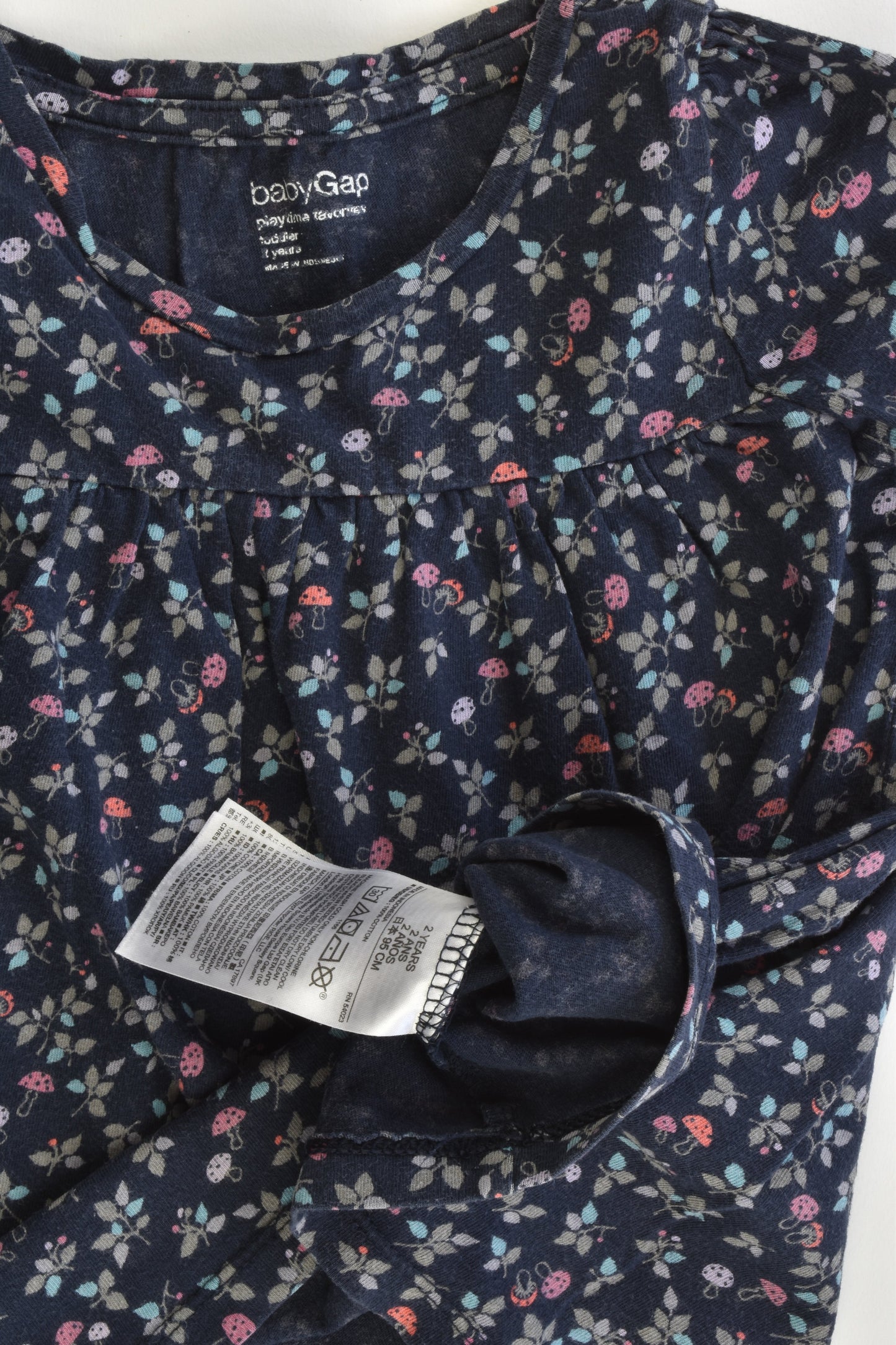 Baby Gap Size 2 Mushrooms and Leaves Dress