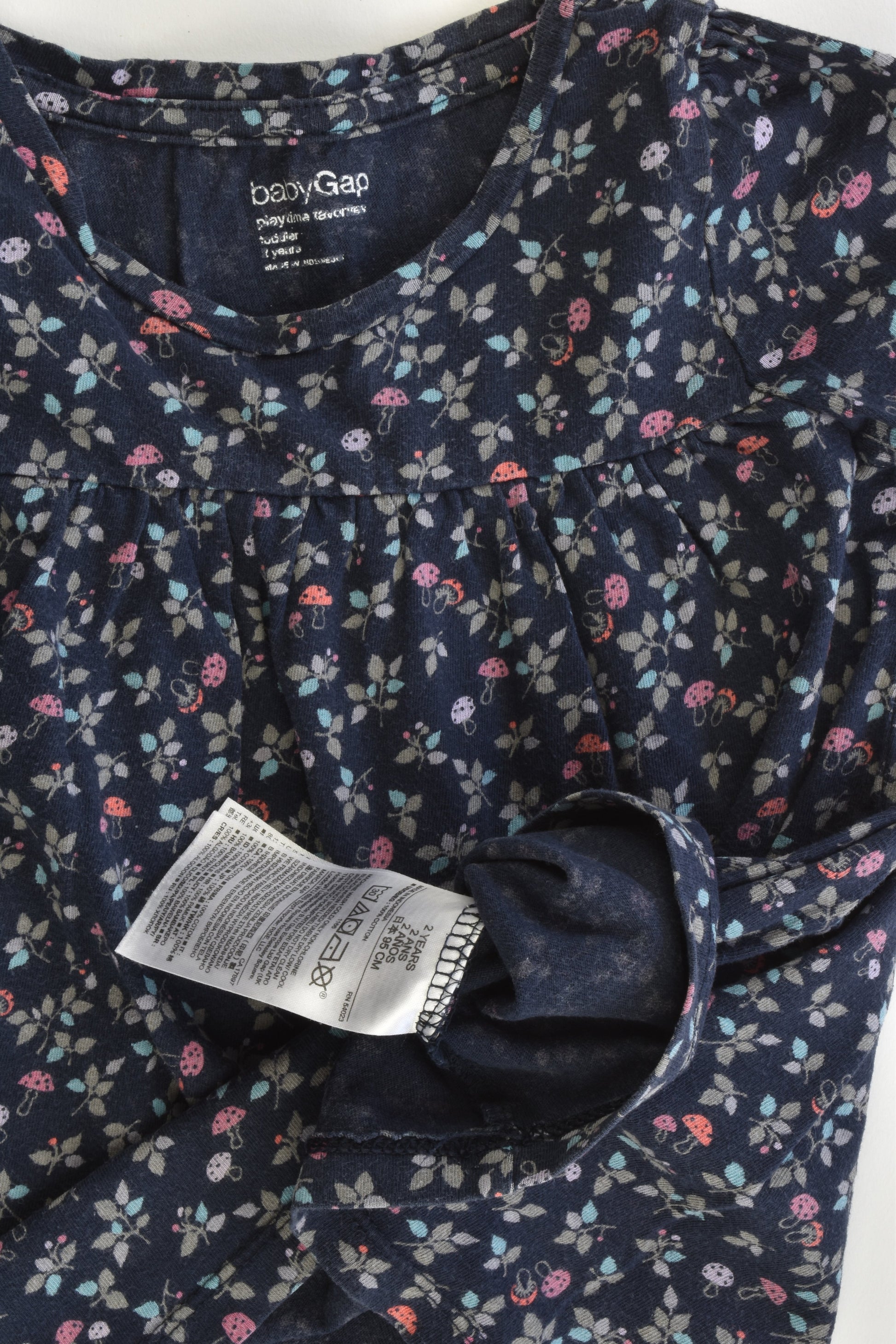 Baby Gap Size 2 Mushrooms and Leaves Dress