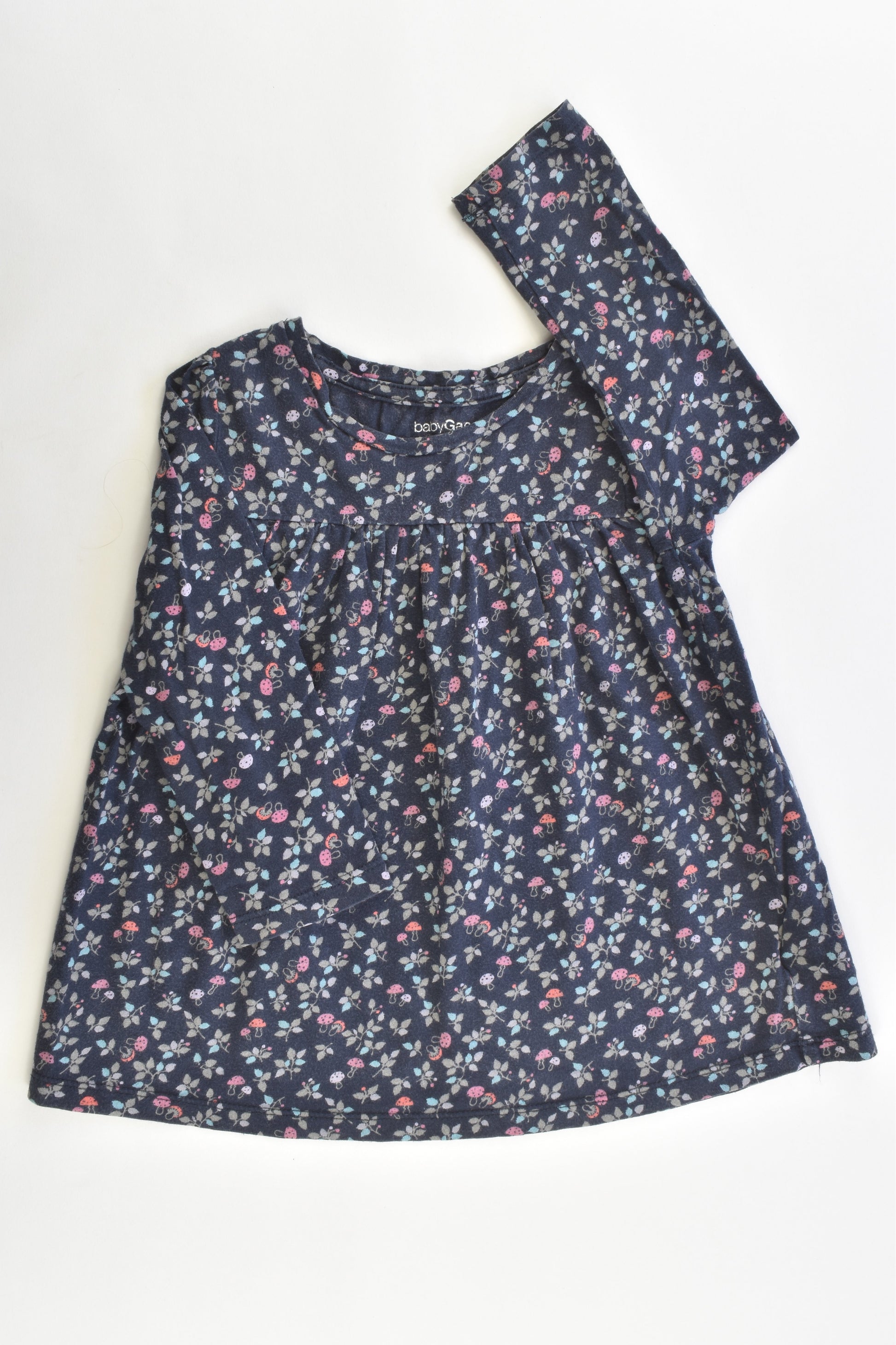 Baby Gap Size 2 Mushrooms and Leaves Dress