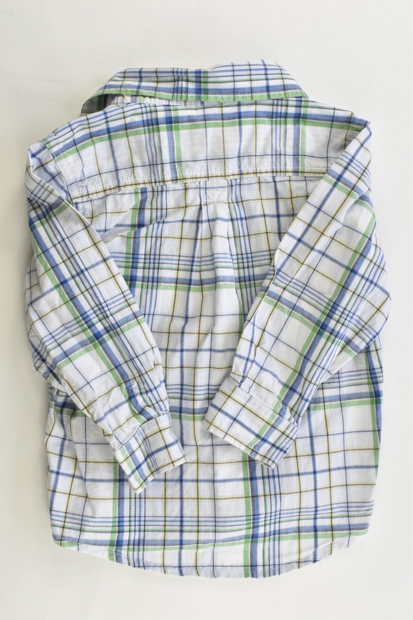 Baby Gap Size 3 Checked Collared Shirt
