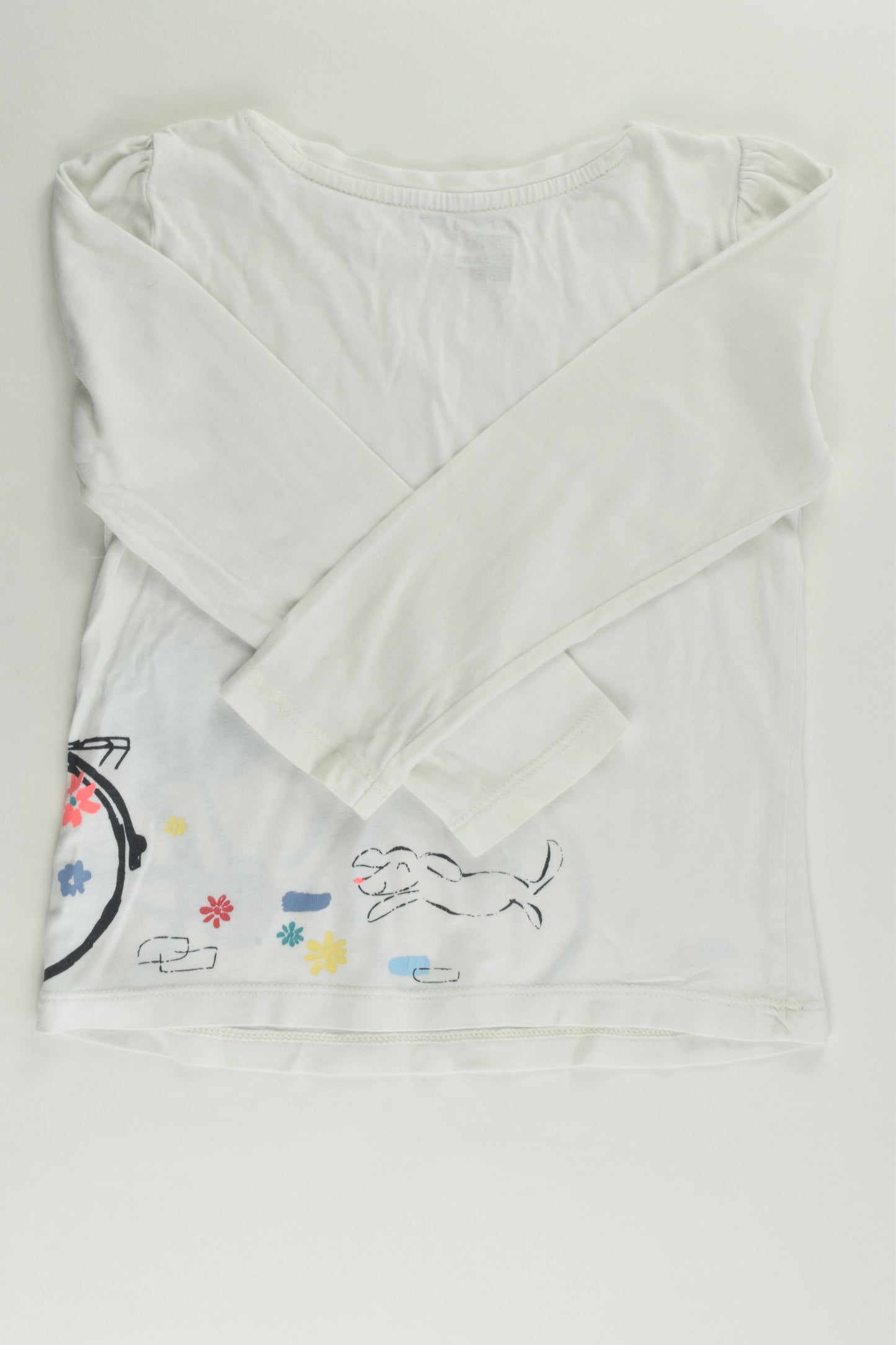 Baby Gap Size 4 Girl and Bike Top