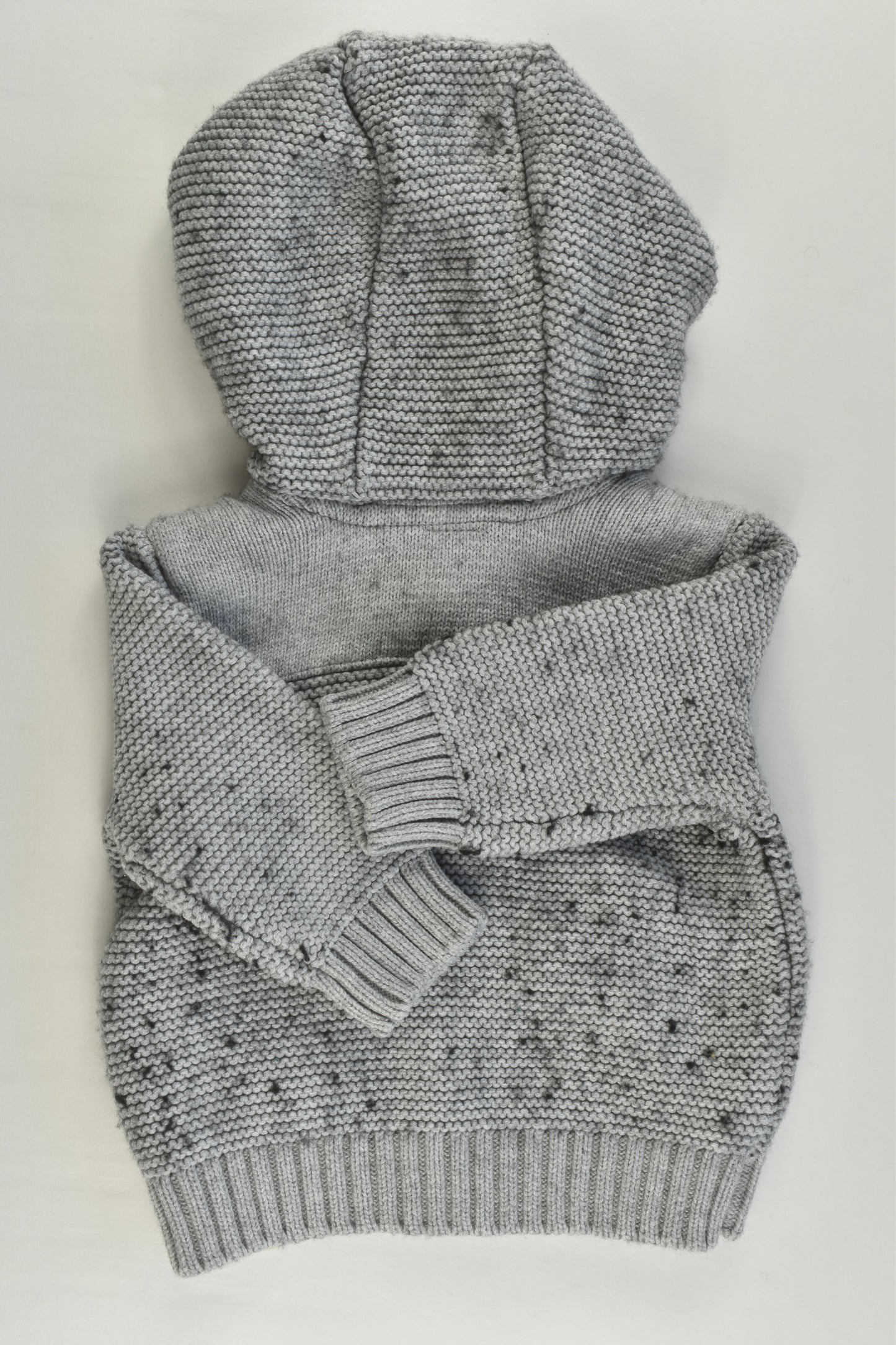 Baker by Ted Baker Size 00 Warm Cotton/Wool Hooded Jumper