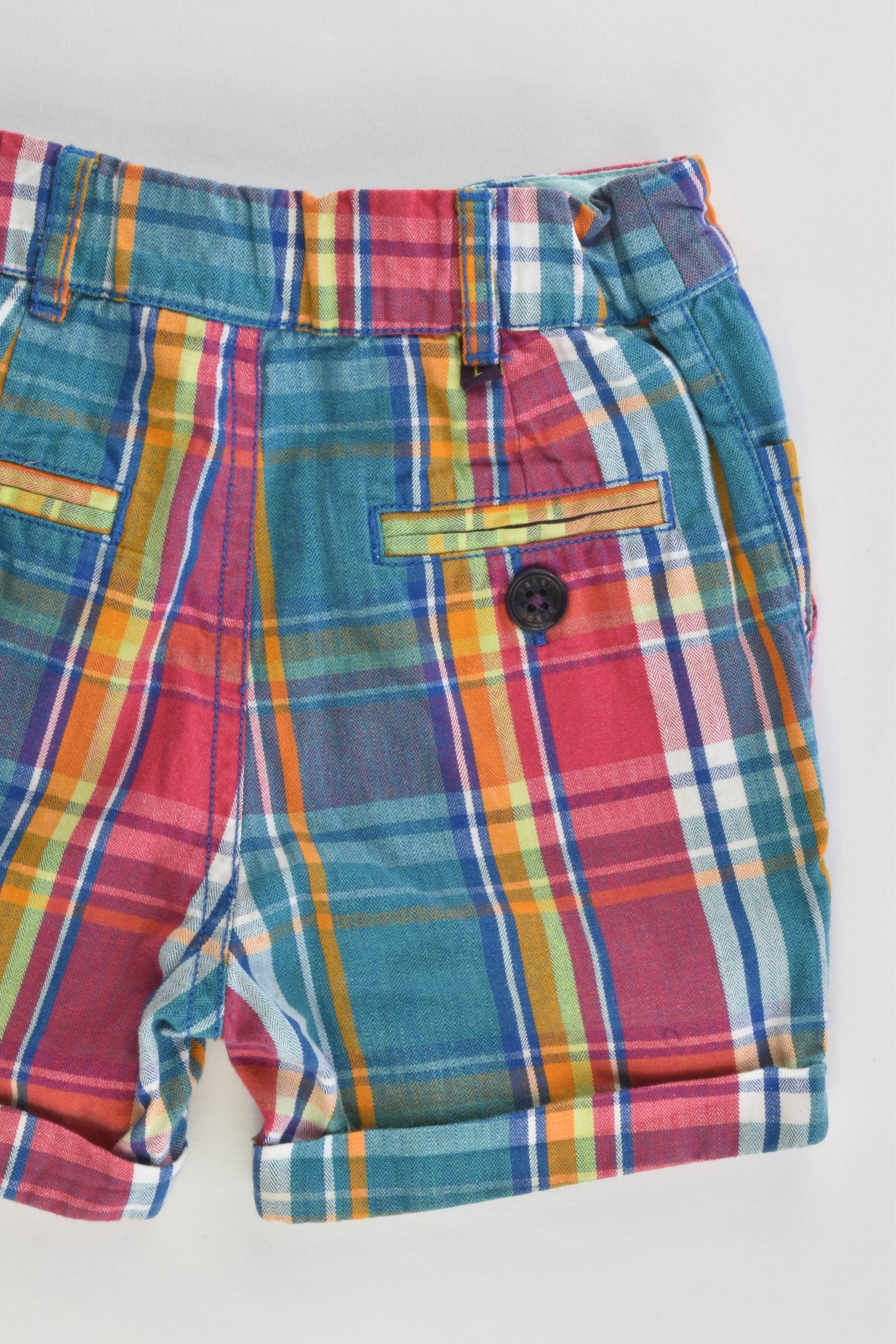 Baker by Ted Baker Size 1 (12-18 months) Checked Shorts