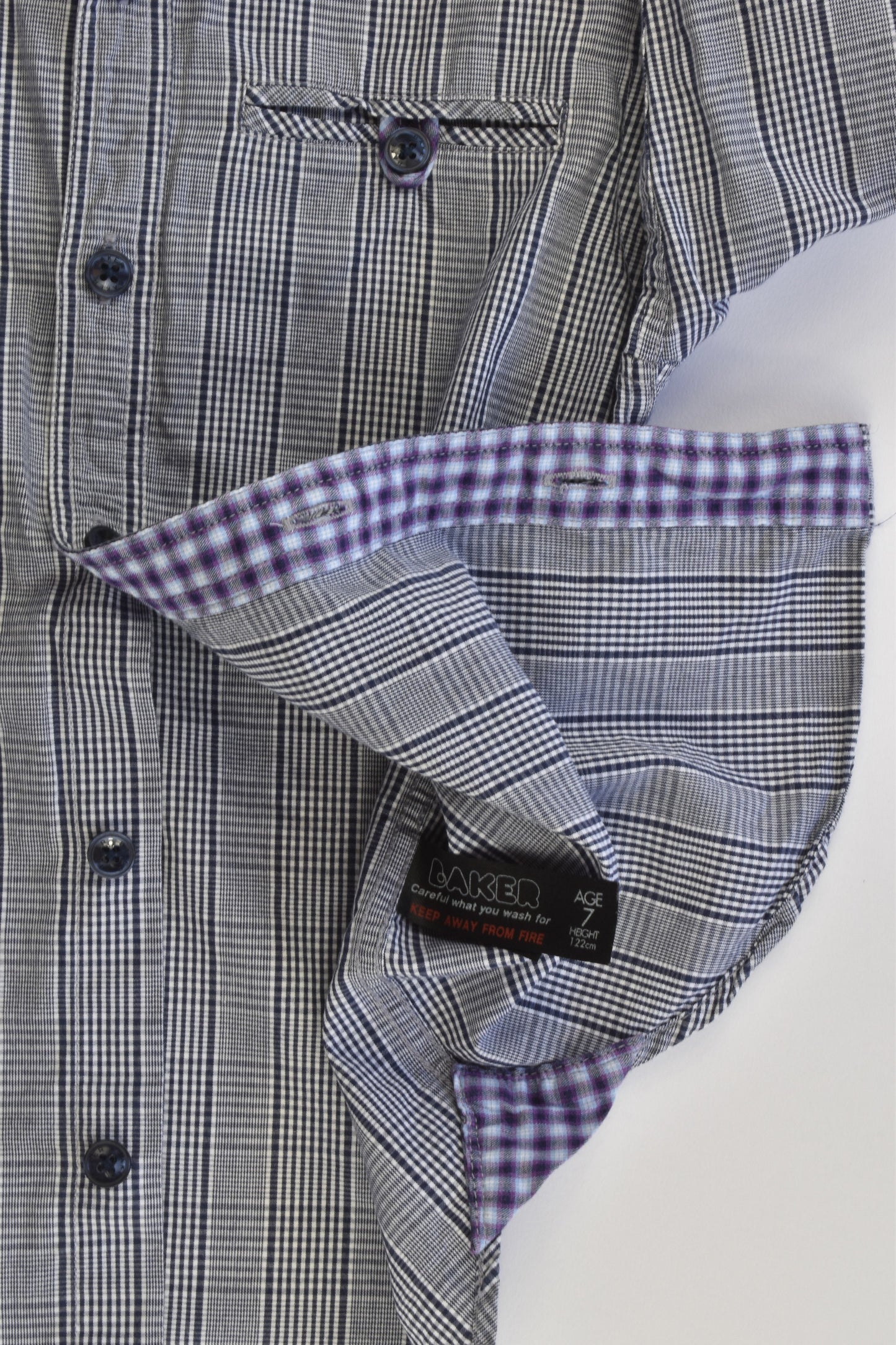 Baker by Ted Baker Size 7 Collared Shirt