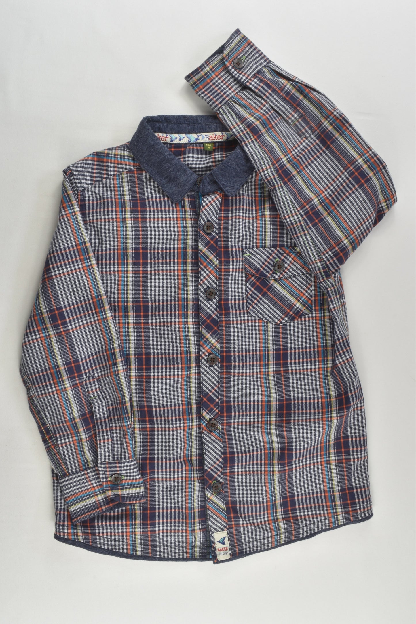 Baker Size 4 Checked Shirt
