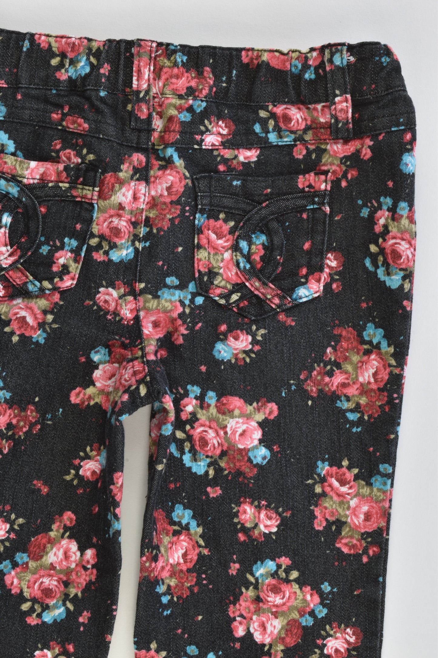 Bardot Junior Size 5 Roses Stretchy Pants