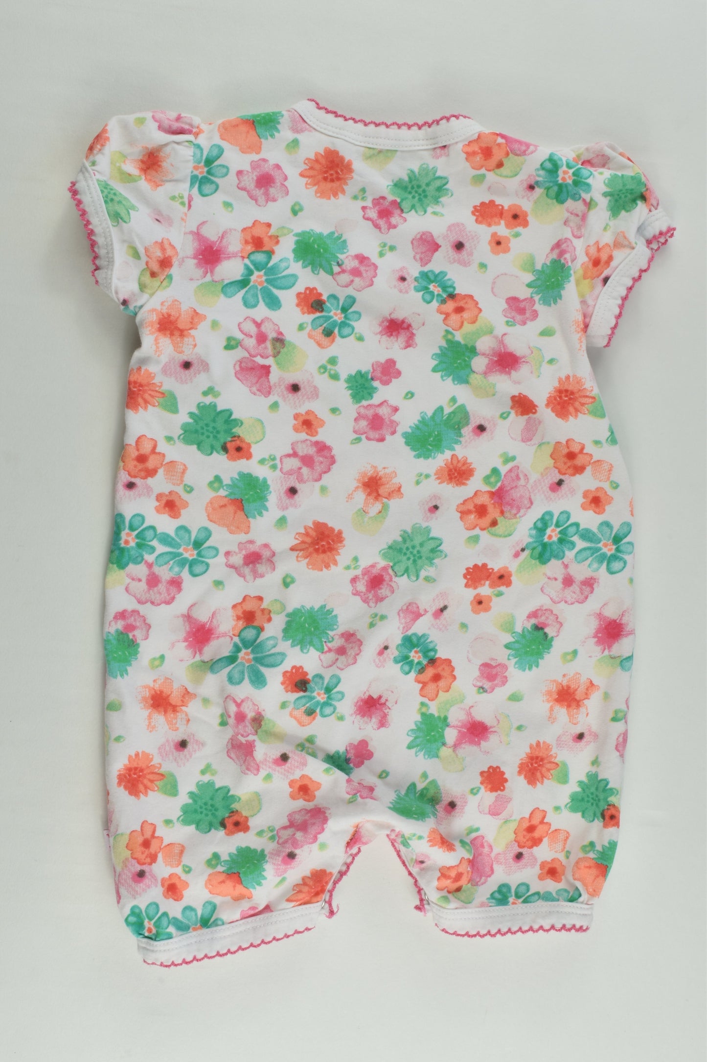 Bébé by Minihaha Size 0 (9 months) Floral Short Romper