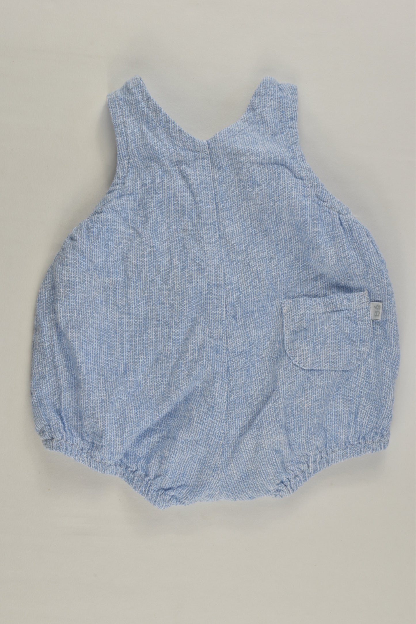 Bébé by Minihaha Size 0000 Linen/Cotton Bubble Romper