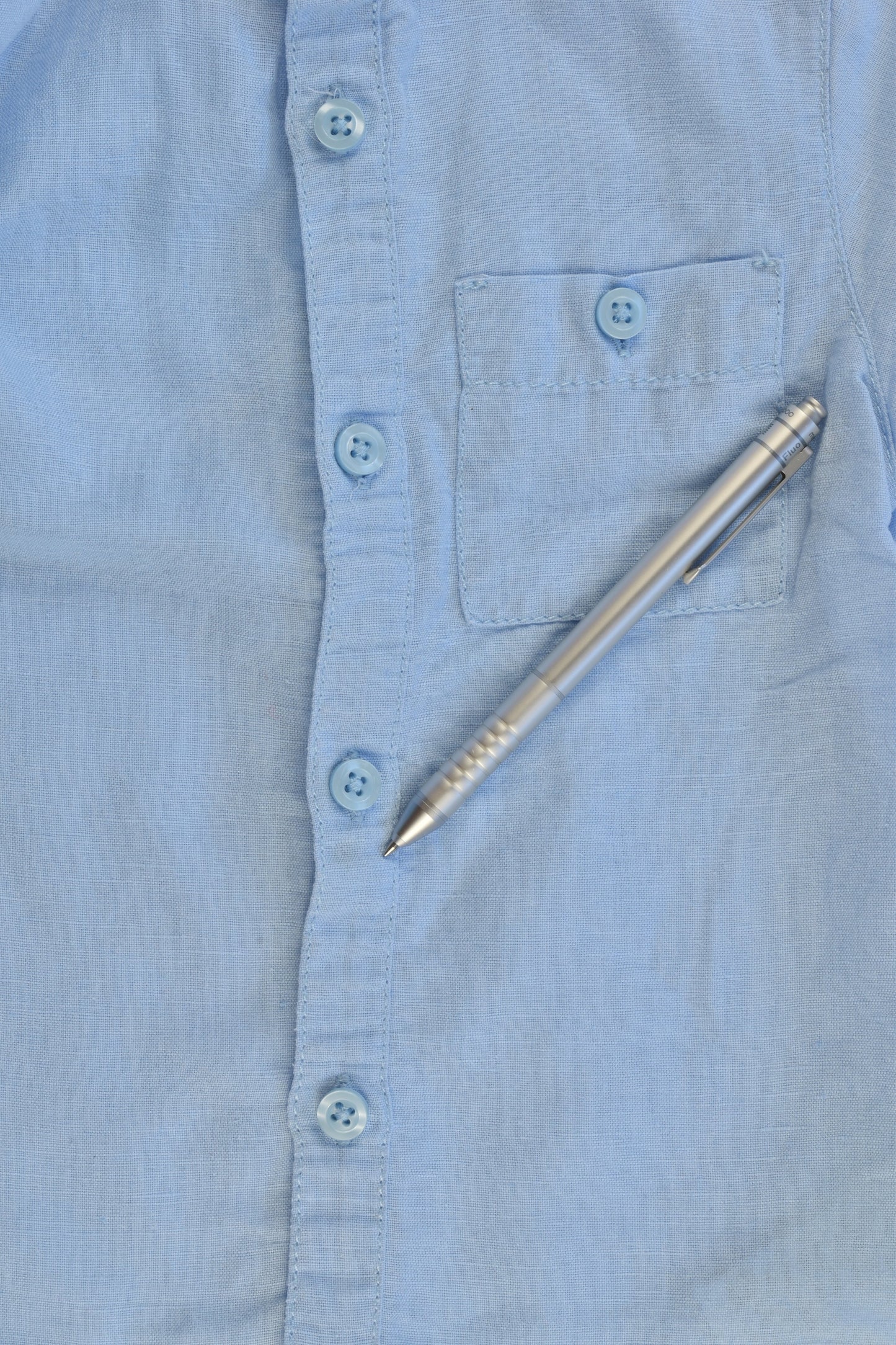 Benetton Size 1-2 (82 cm) Linen/Cotton Shirt