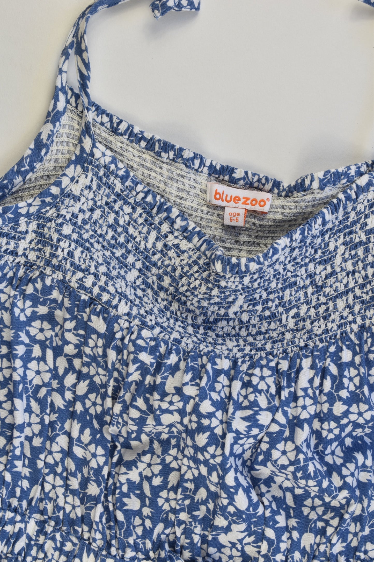 Blue Zoo (Debenhams) Size 5-6 Floral Playsuit