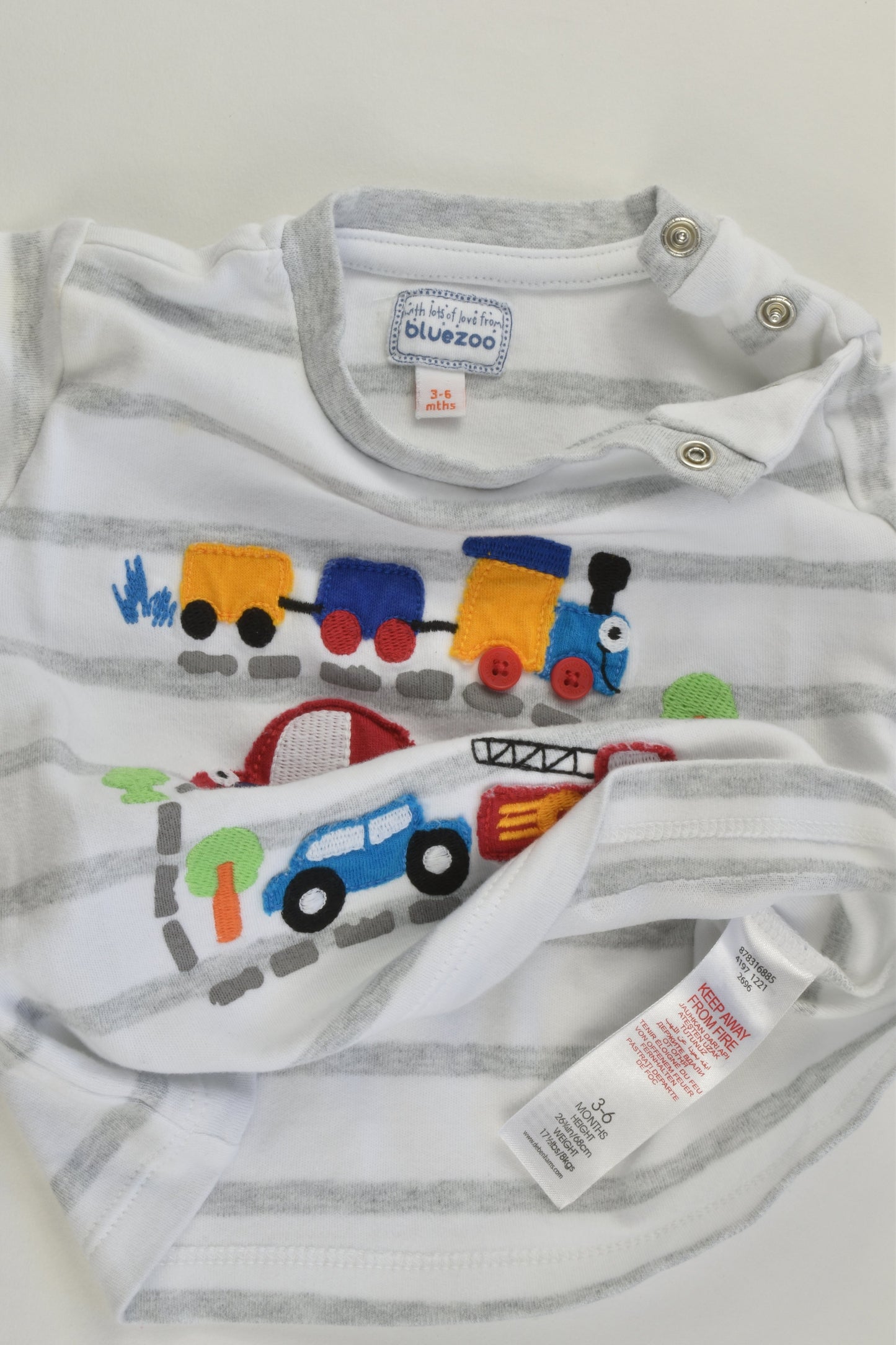 Bluezoo by Debenhams Size 00 (3-6 months) Vehicles Outfit