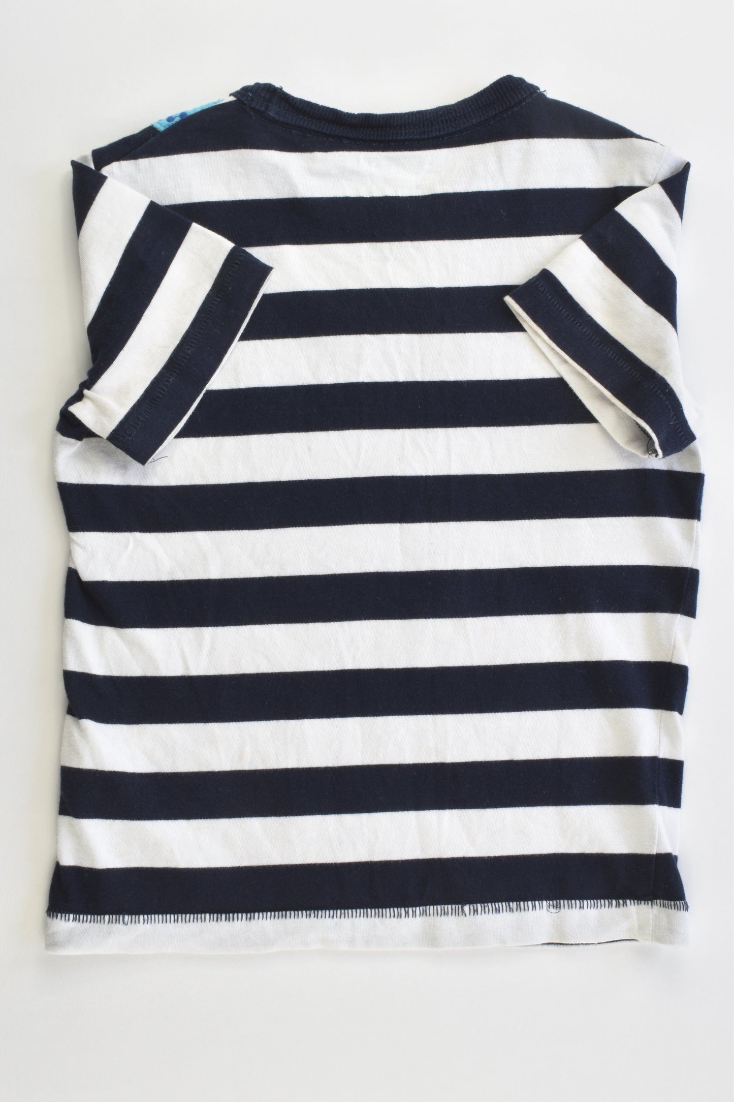 Bluezoo by Debenhams Size 2/3 (98 cm) Striped Dinosaur T-shirt