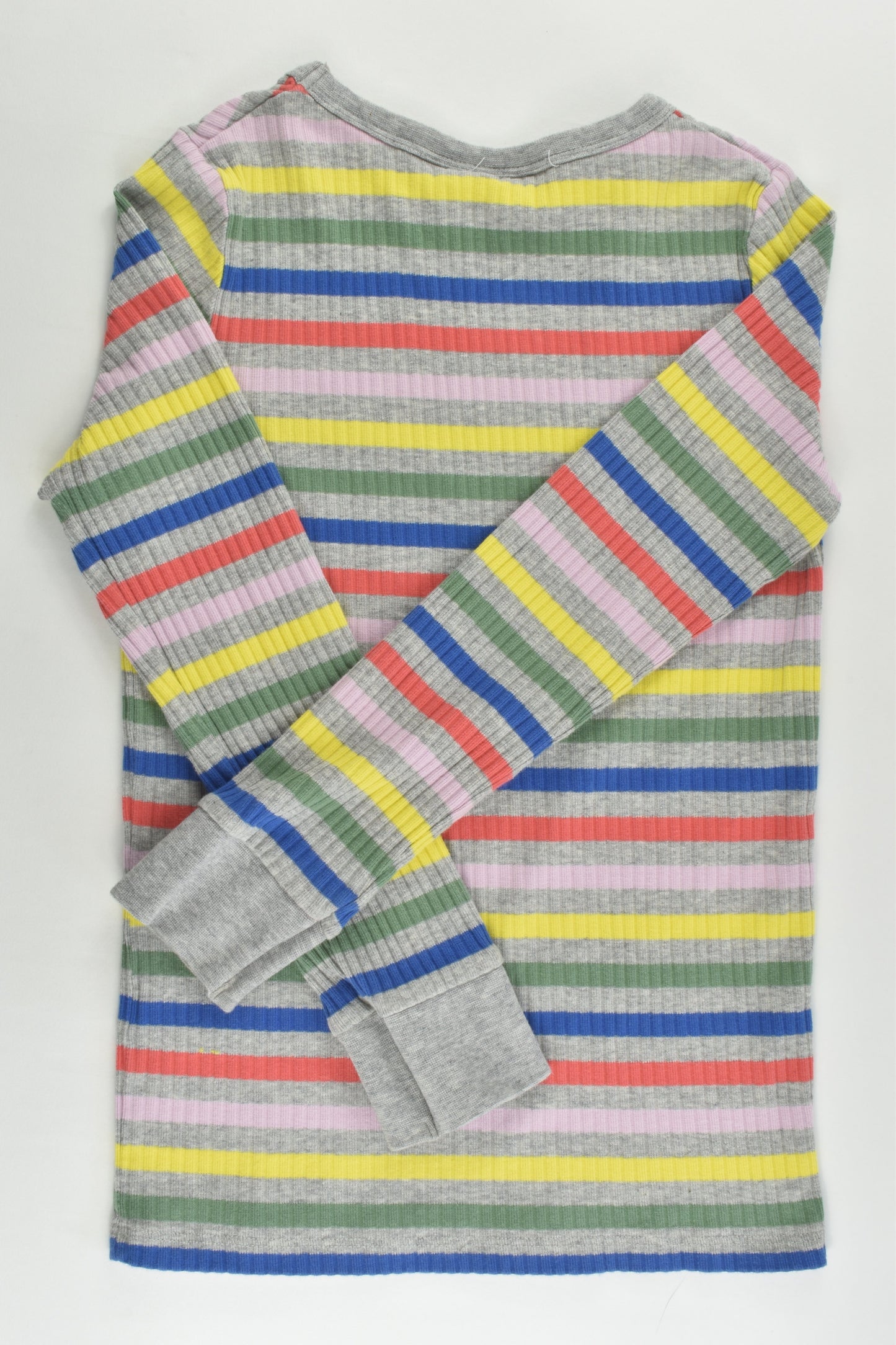 Boden Size 9-10 Striped Ribbed Top