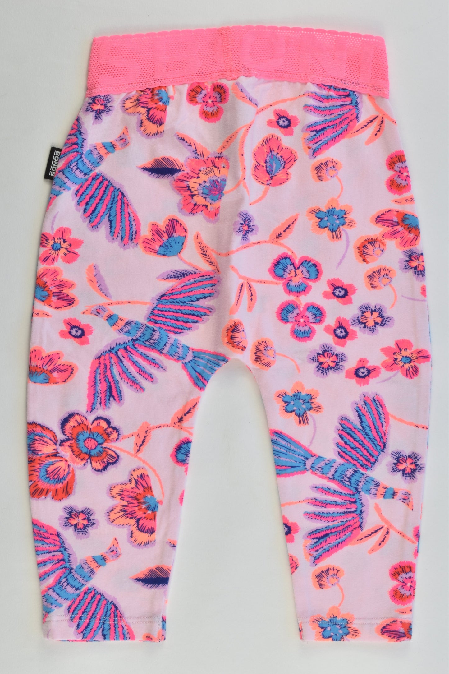 Bonds Size 0 (6-12 months) Floral Leggings