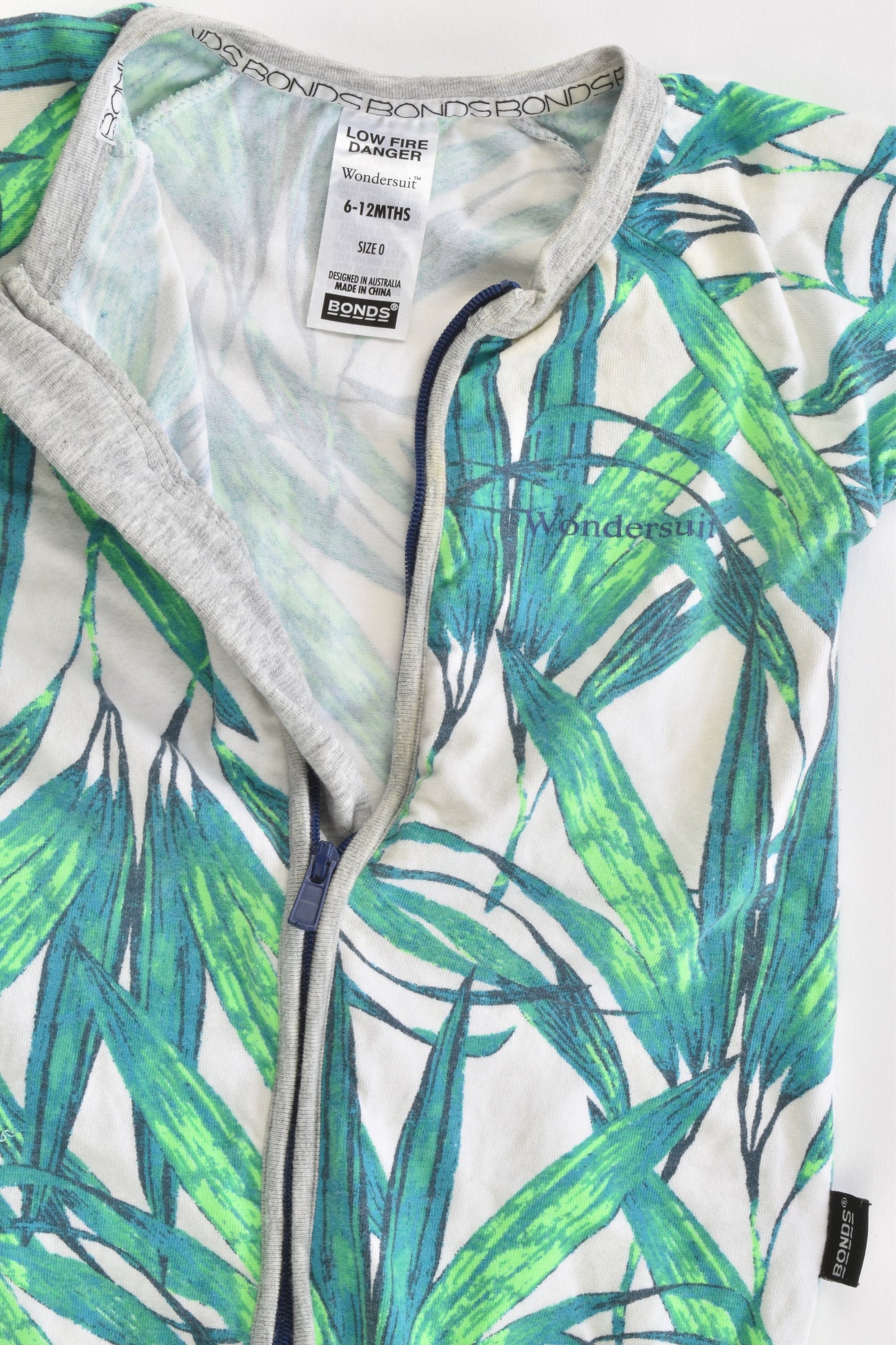 Bonds Size 0 (6-12 months) Leaves Wondersuit