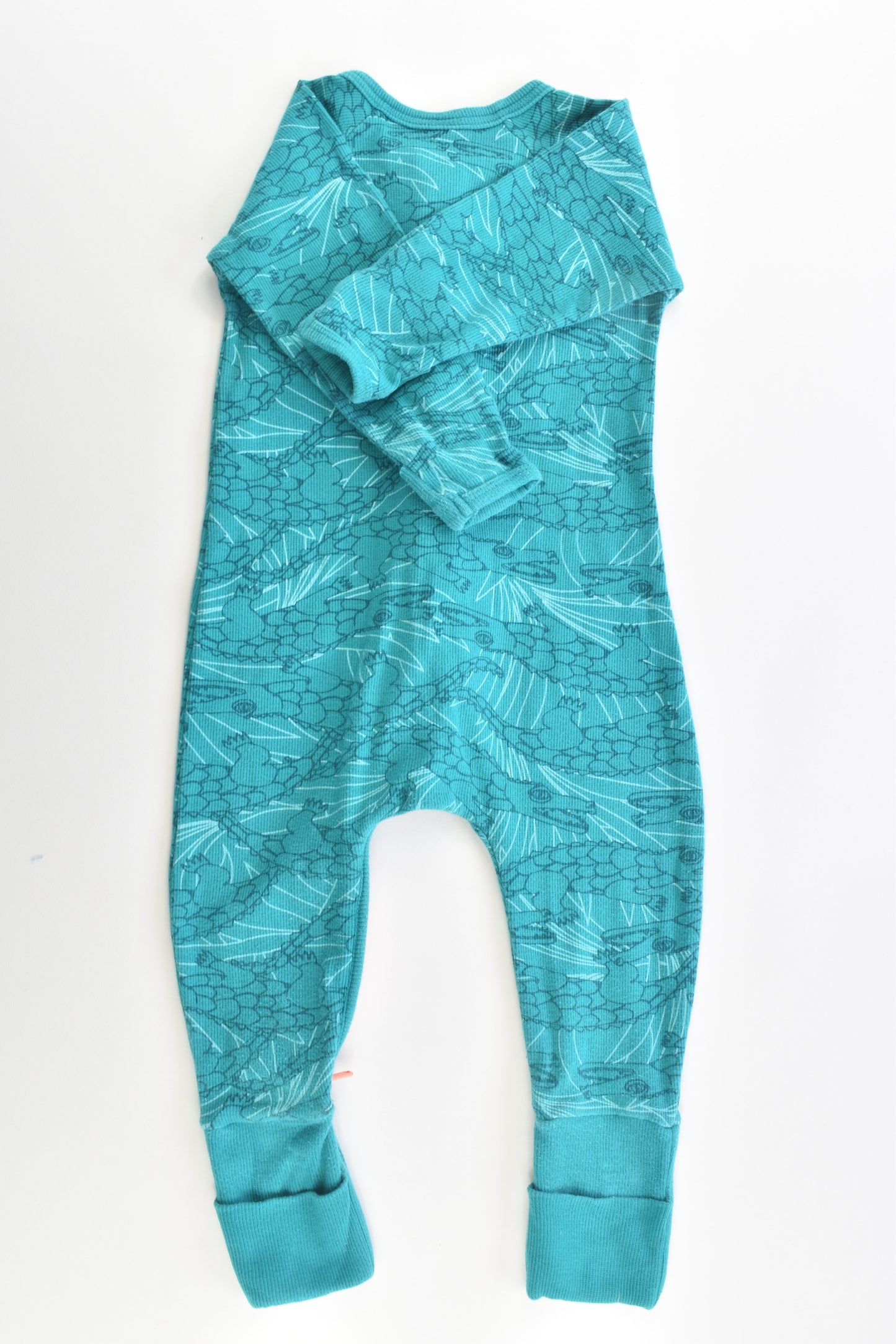 Bonds Size 0 (6-12 months) Ribbed Crocodile Wondersuit
