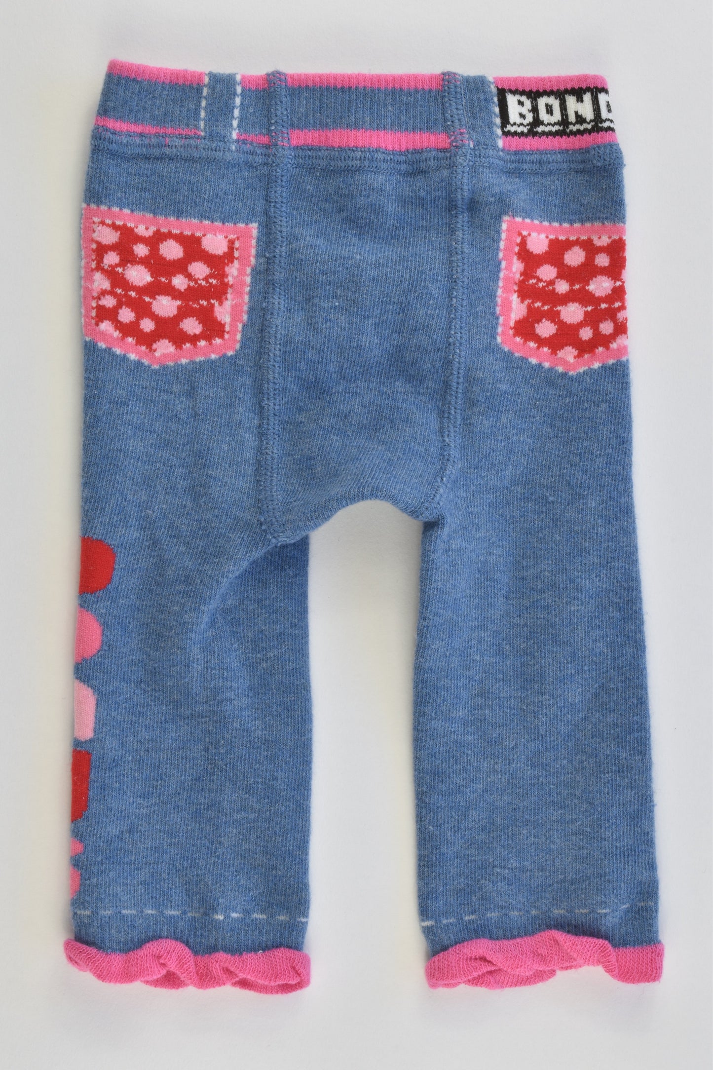 Bonds Size 0-6 months Giraffe and Pockets at the Back Leggings