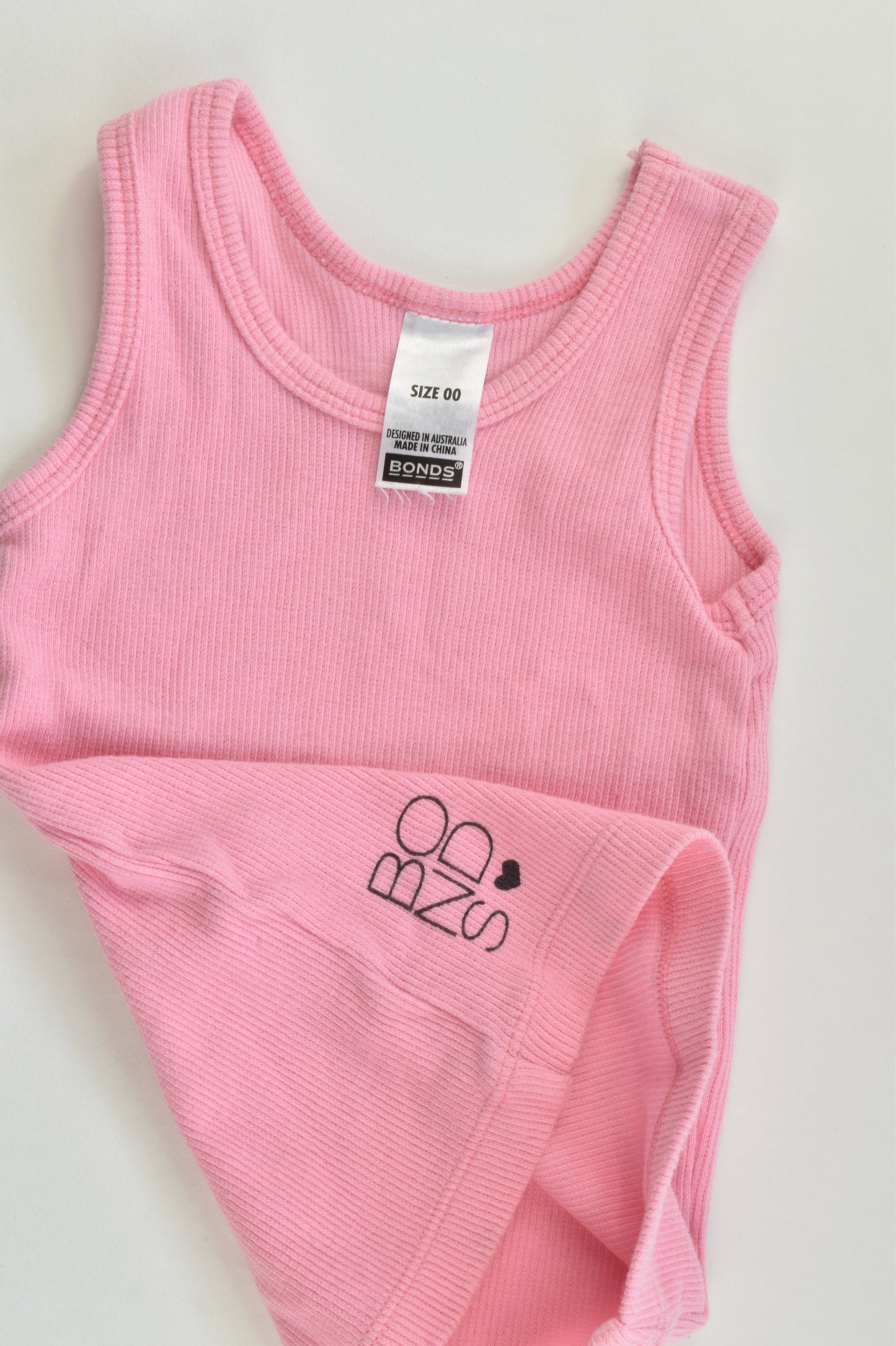 Bonds Size 00 Ribbed Tank Top