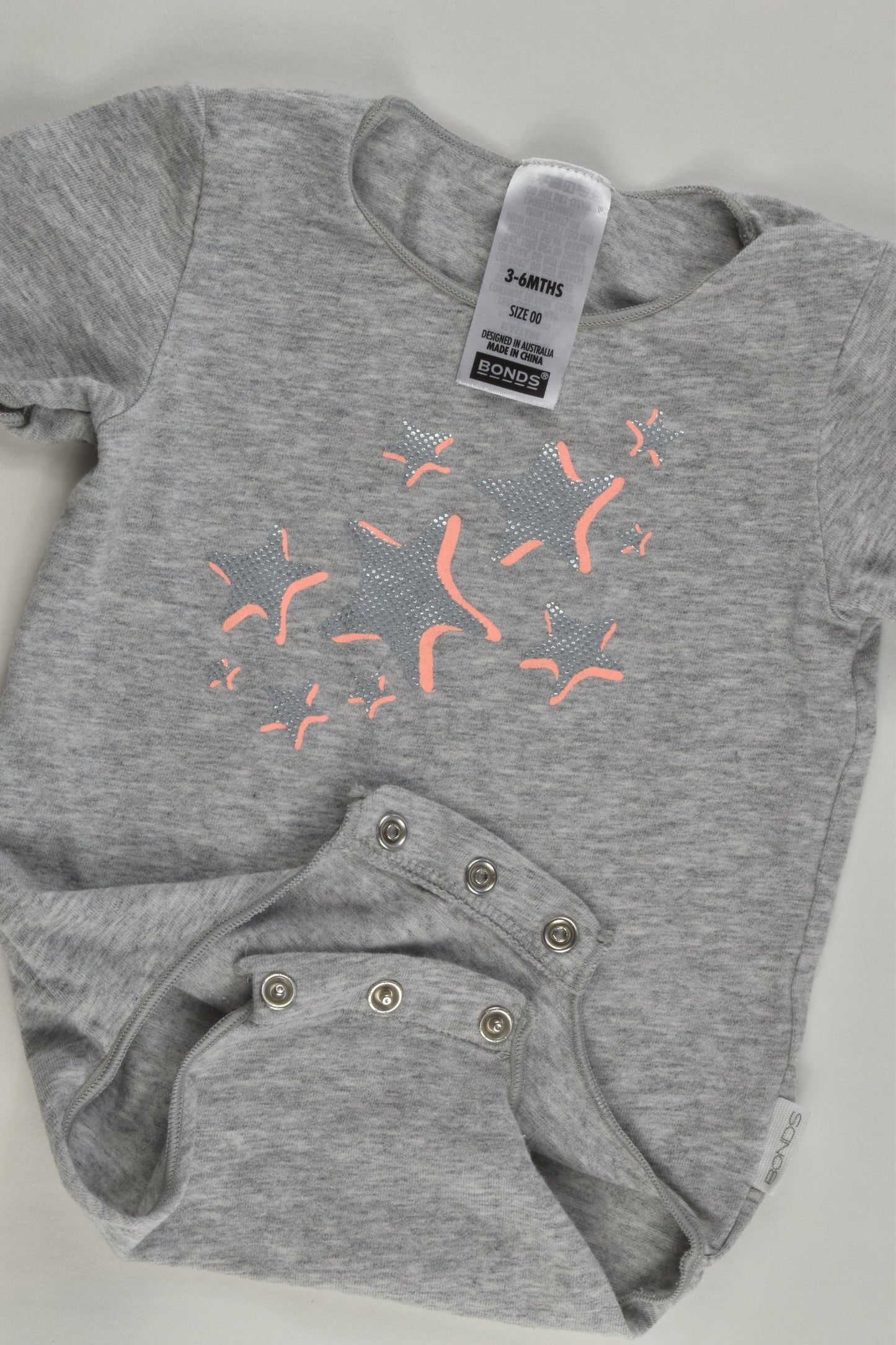 Bonds Size 00 Stars Bodysuit