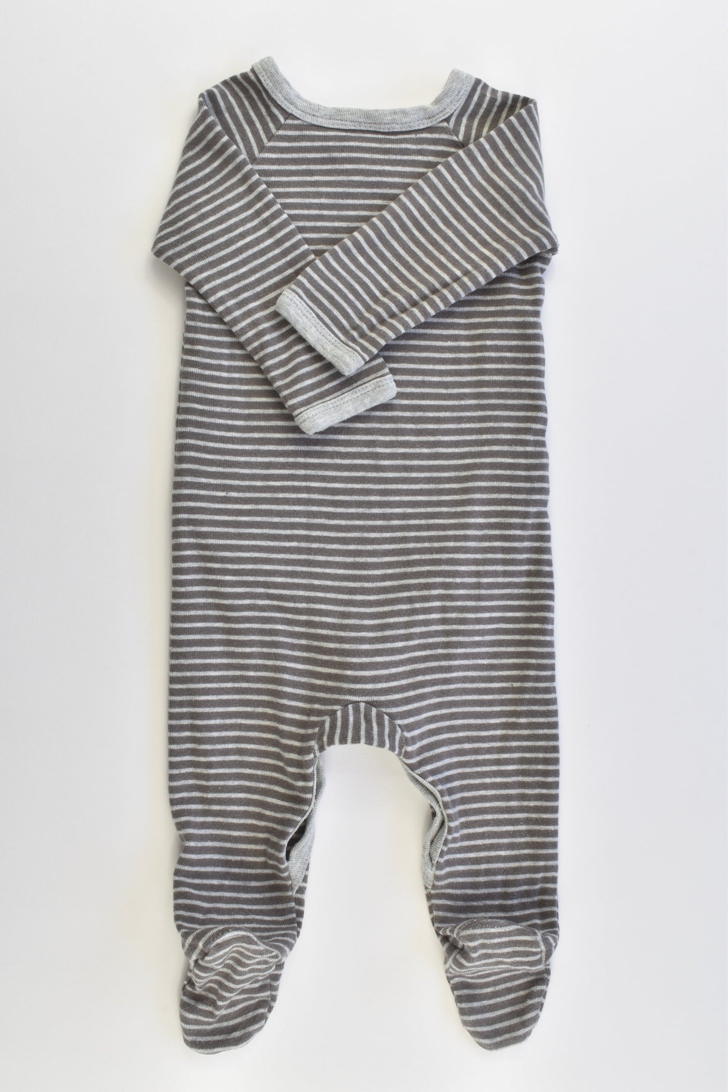 Bonds Size 00 Striped Footed Romper
