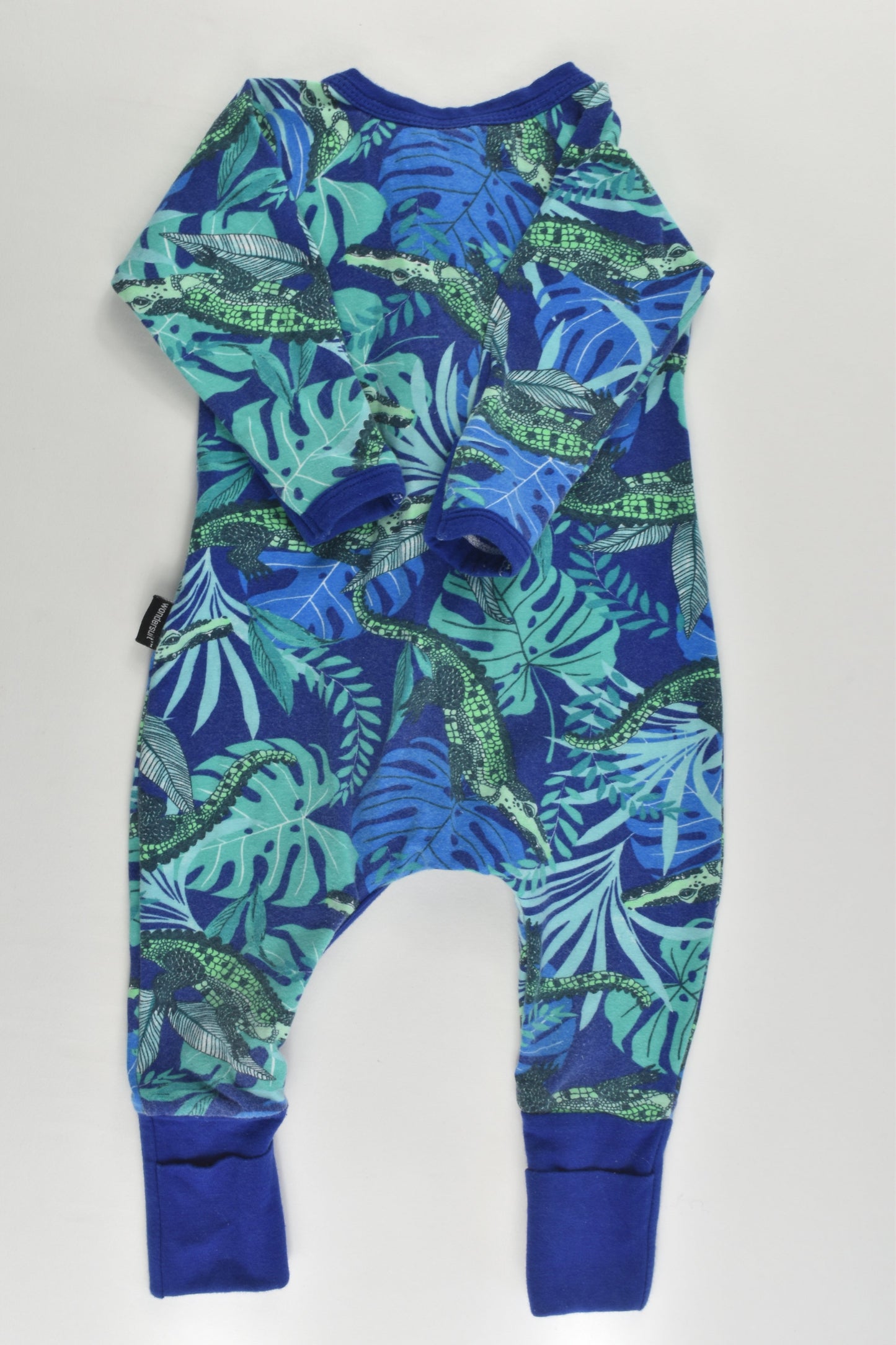 Bonds Size 000 (0-3 months) Crocodile Wondersuit