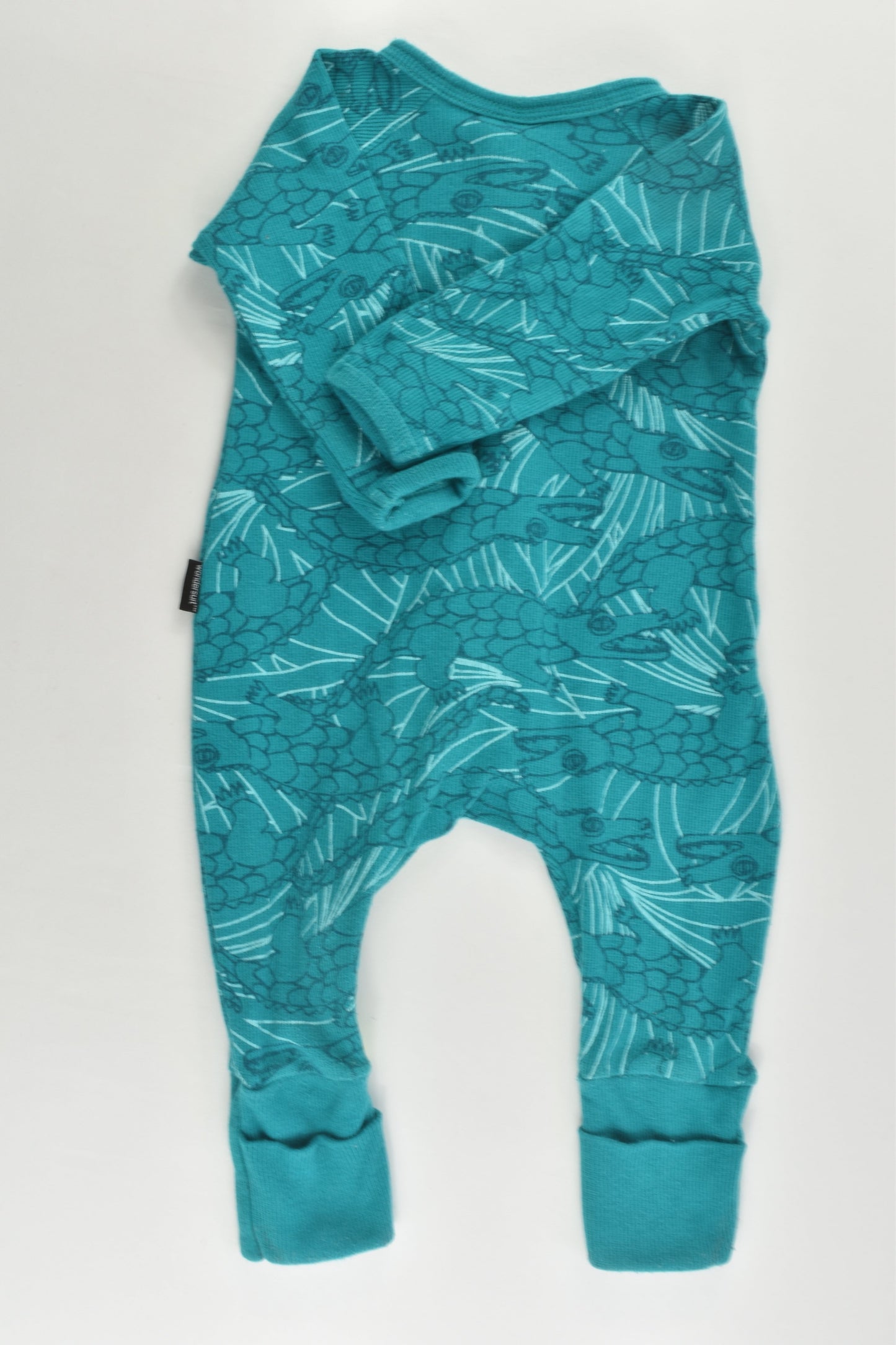 Bonds Size 000 (0-3 months) Ribbed Crocodile Wondersuit