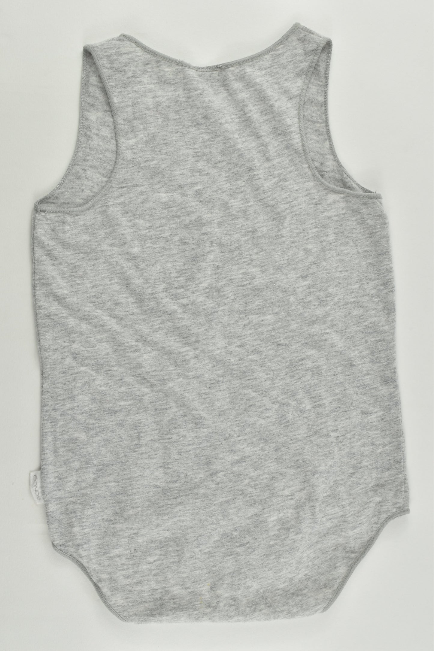 Bonds Size 1 (12-18 months) Grey Sleeveless Bodysuit