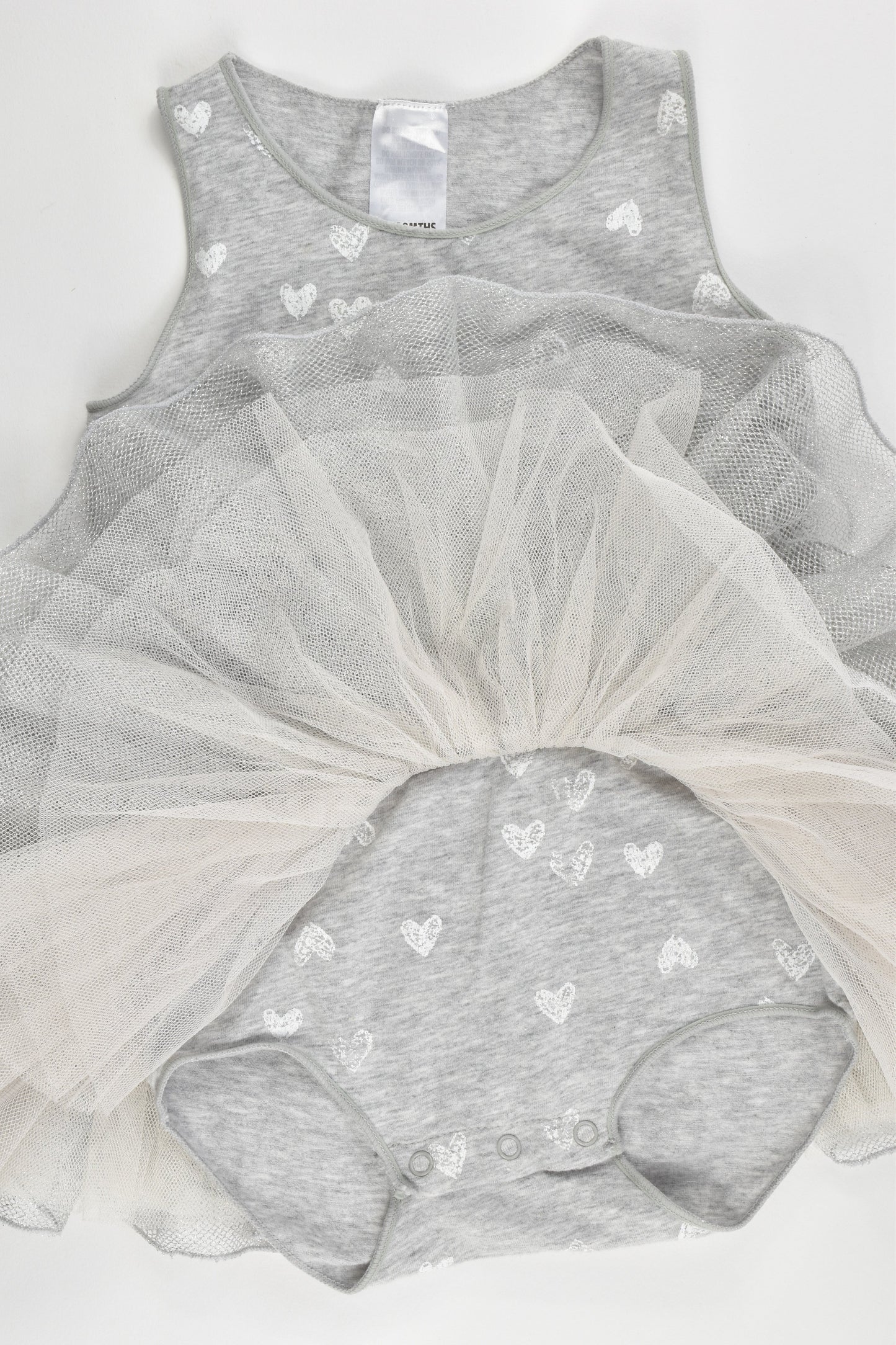 Bonds Size 1 Bodysuit with Tulle