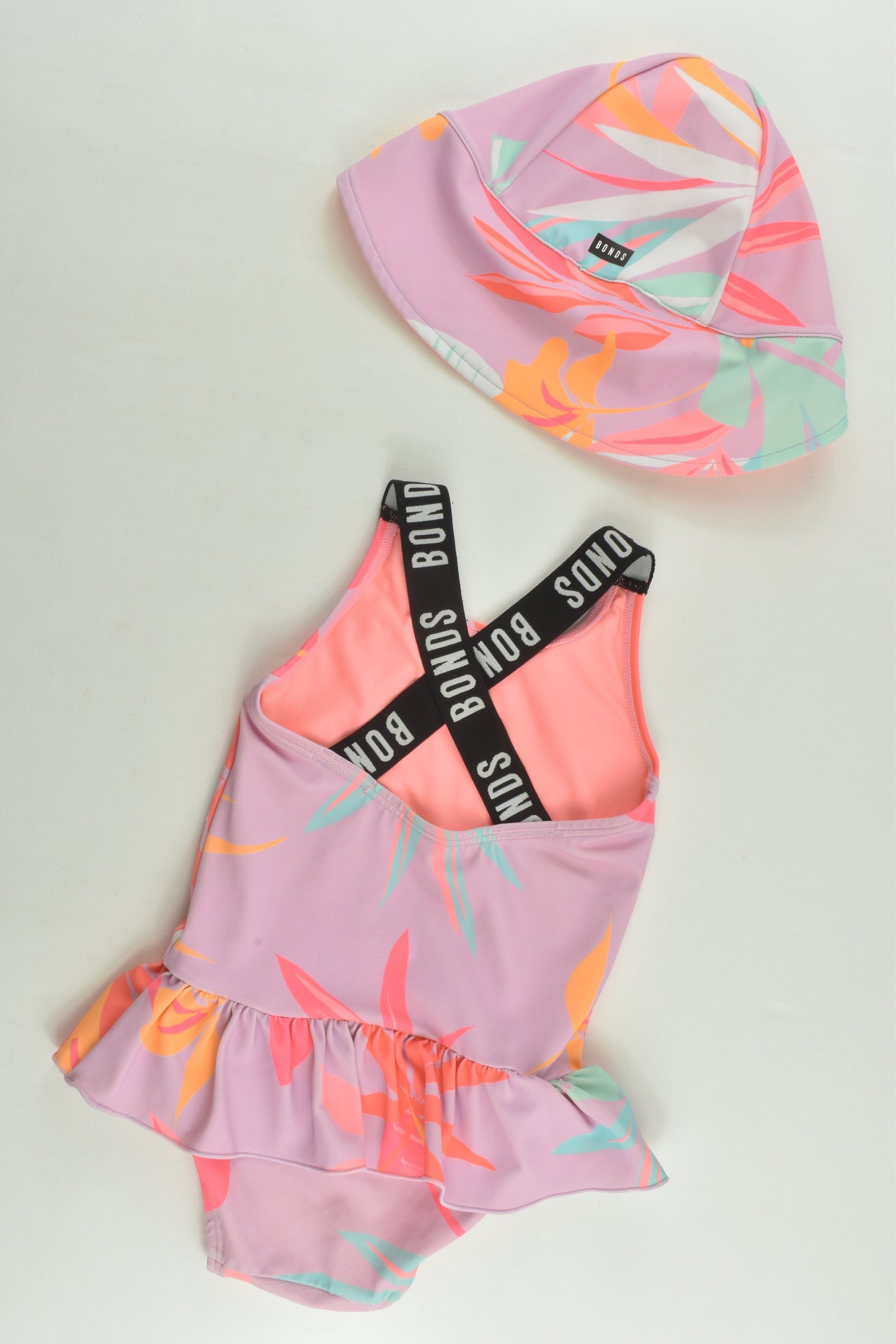 Bonds Size 1 Swimsuit and Hat