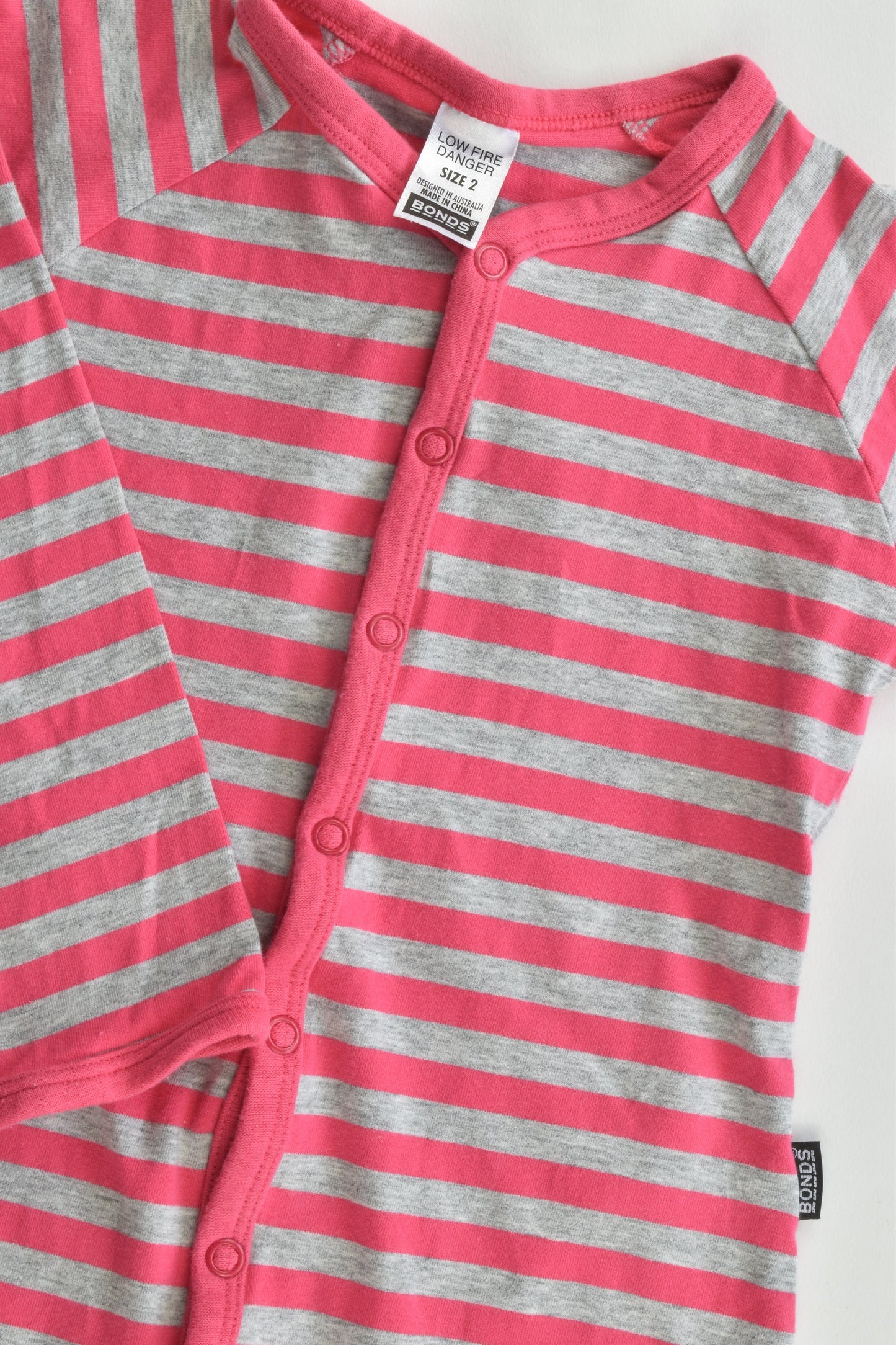 Bonds Size 2 Striped Romper