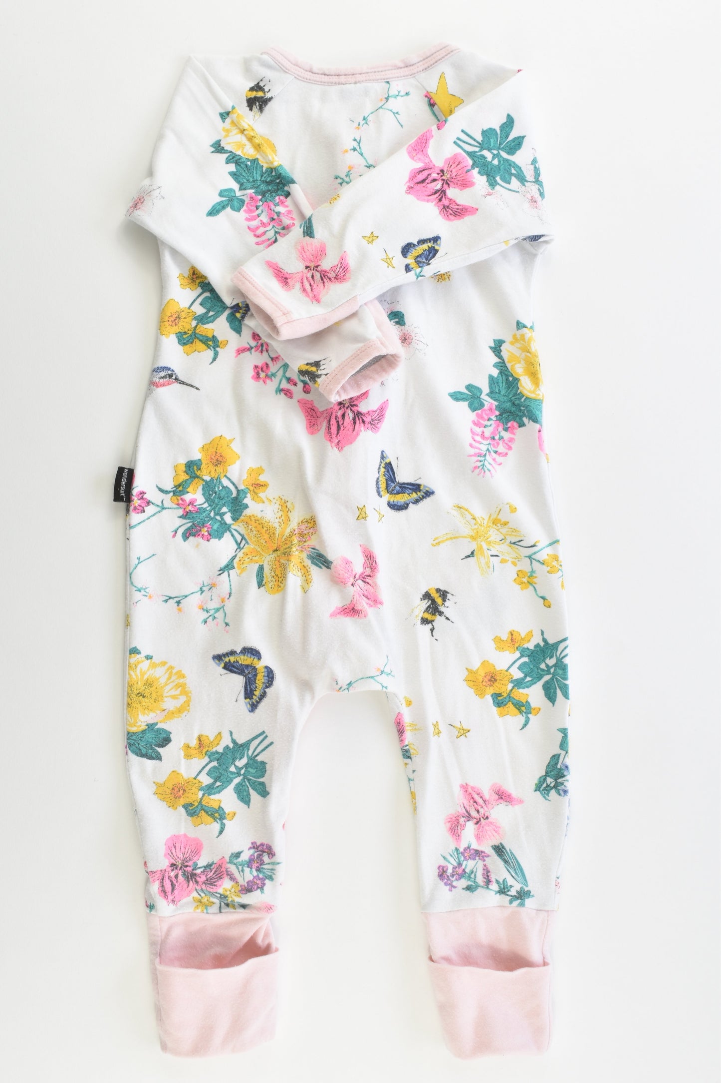 Bonds Size 3-6 months (00) Floral Wondersuit