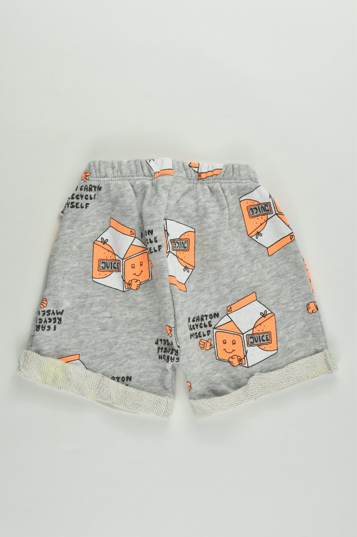 Bonds Soze 000 (0-3 months) 'I Carton Recycle Myself' Shorts
