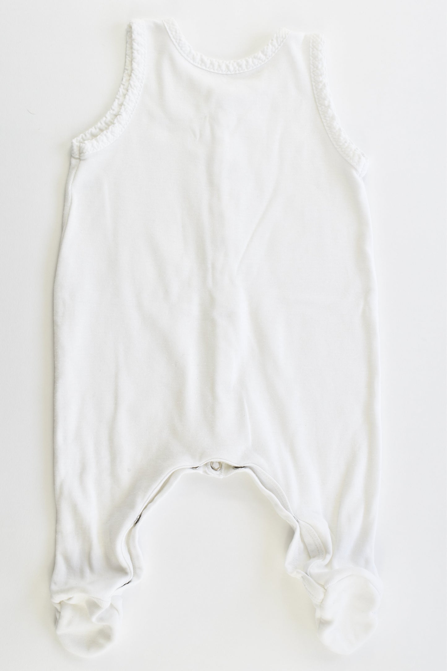 Brand Unknown (France) Size 0000-000 (1 months, 54 cm) Footed Overalls
