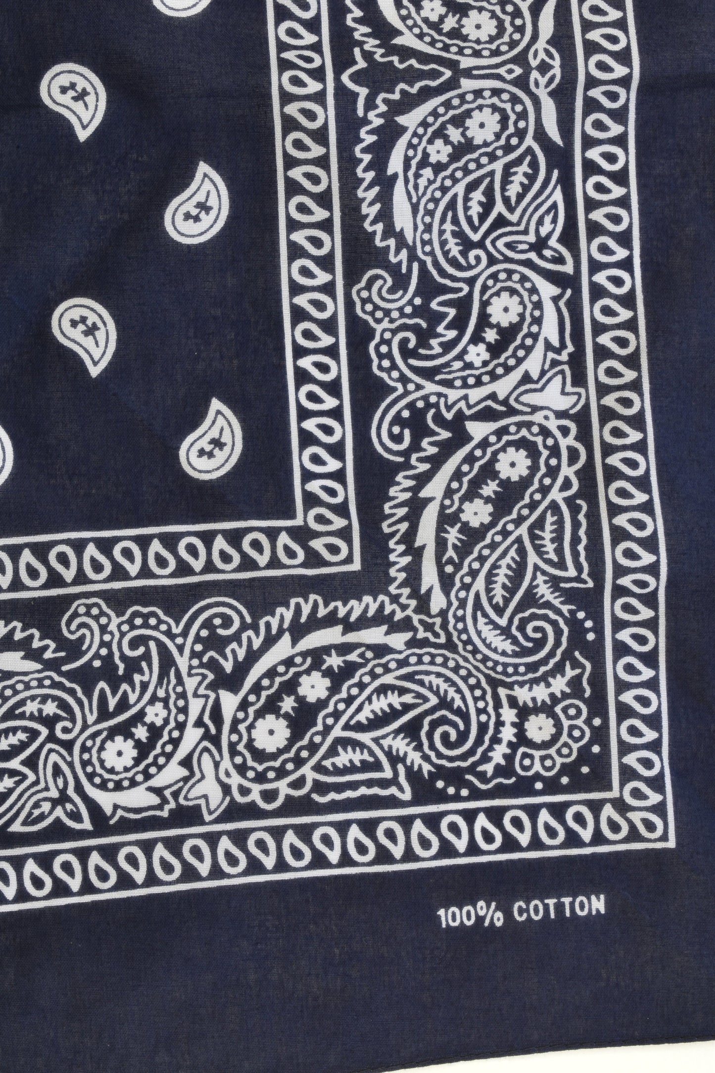 Brand unknown One Size Wild and Free Print Cotton Scarf Blue