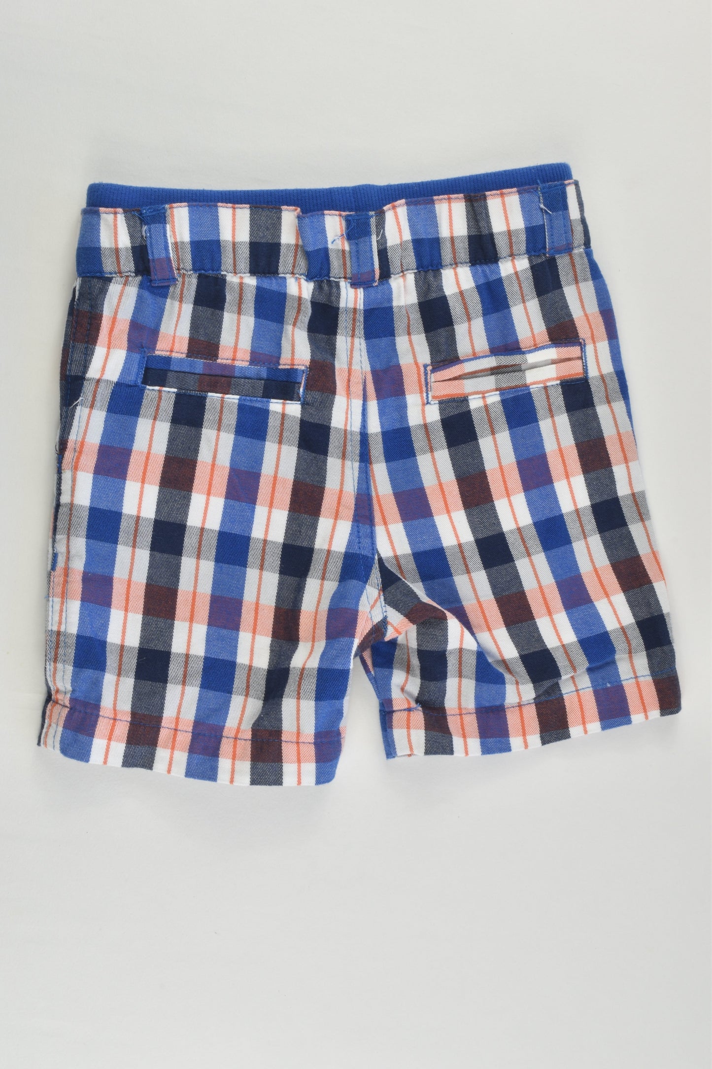 Brand Unknown Size 00 (3-6 months, 68 cm) Checked Lightweight Shorts