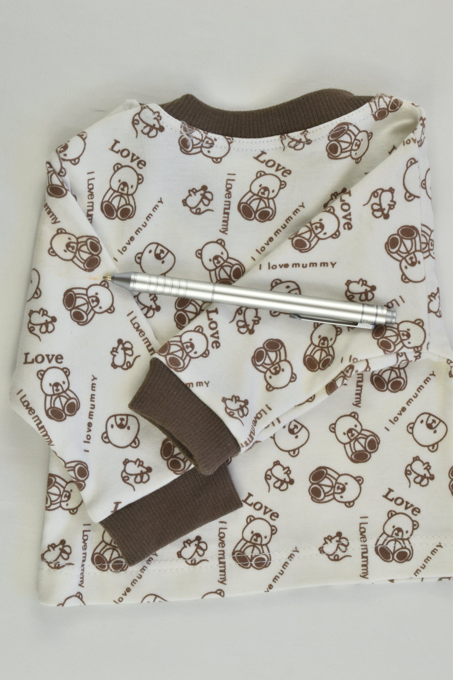 Brand Unknown Size 000 Teddy Bear Top