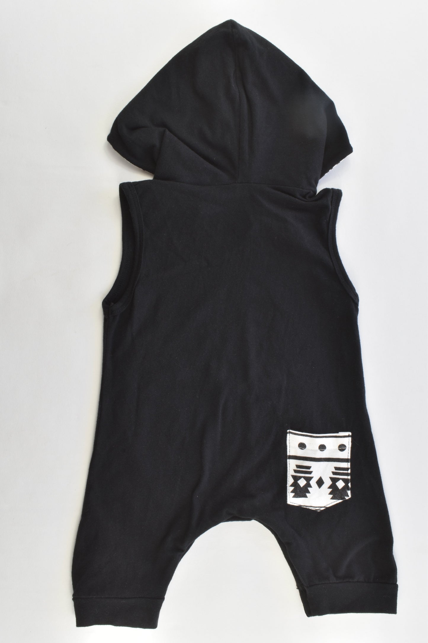 Brand Unknown Size 1 "Don't Touch the Hair" Hooded Playsuit