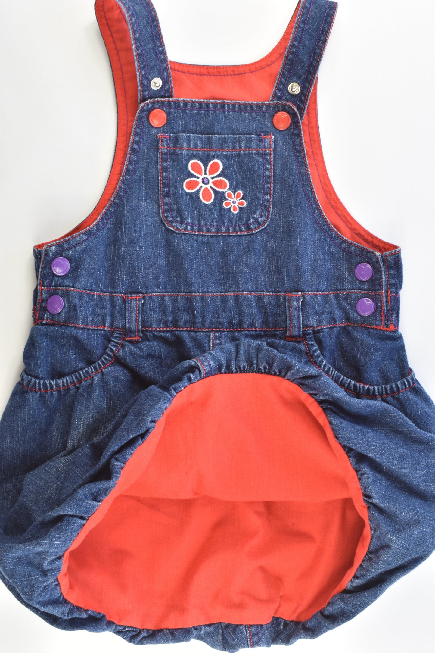 Brand Unknown Size 2-3 Lined Denim Dress