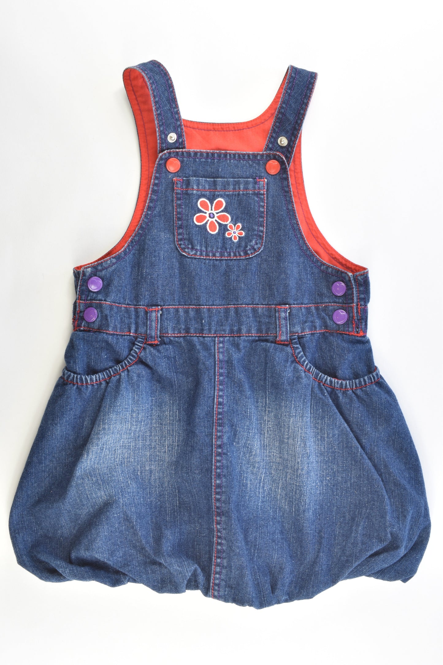 Brand Unknown Size 2-3 Lined Denim Dress