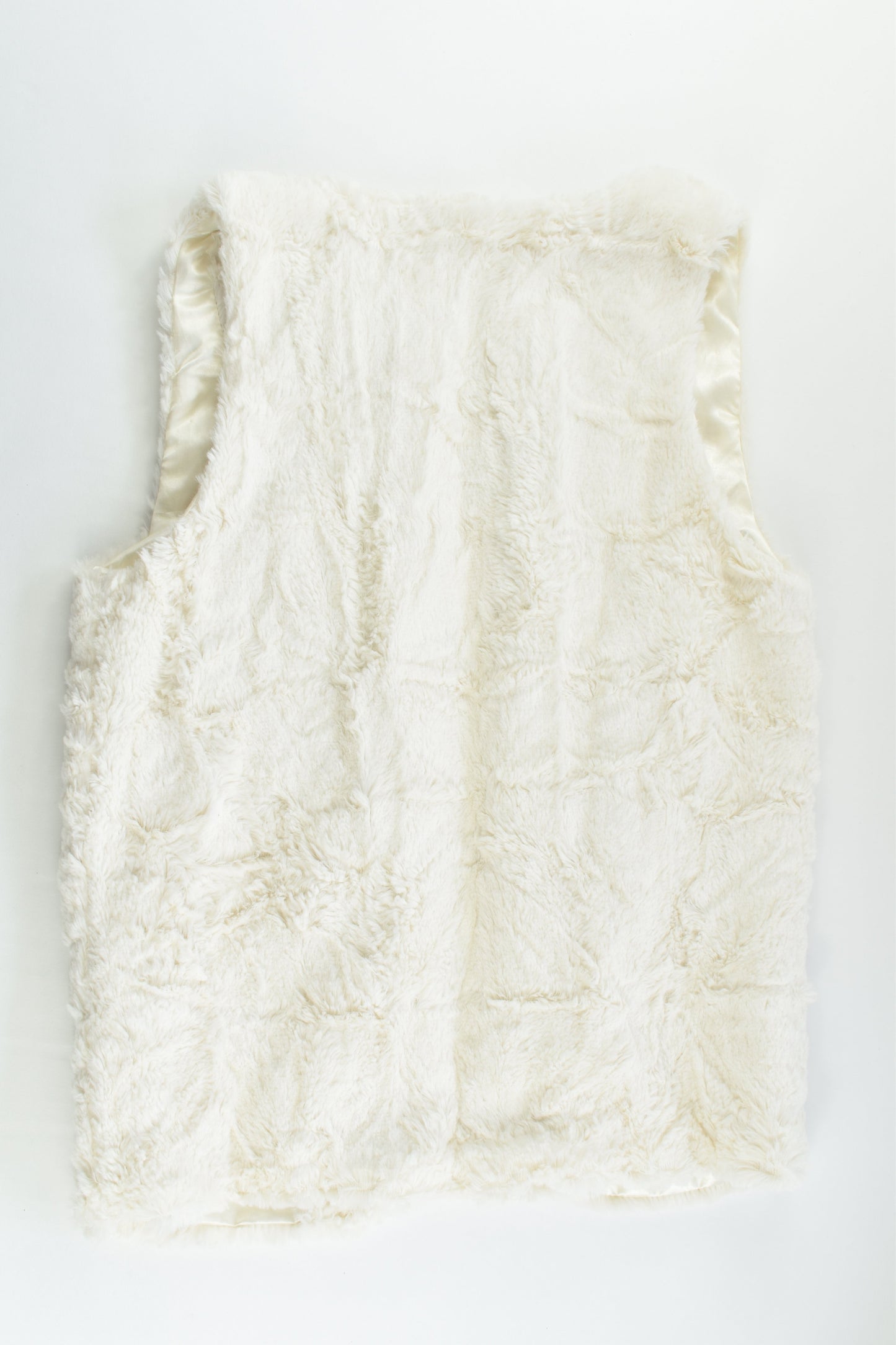 Brand Unknown Size approx 10-12 Lined Fluffy Vest