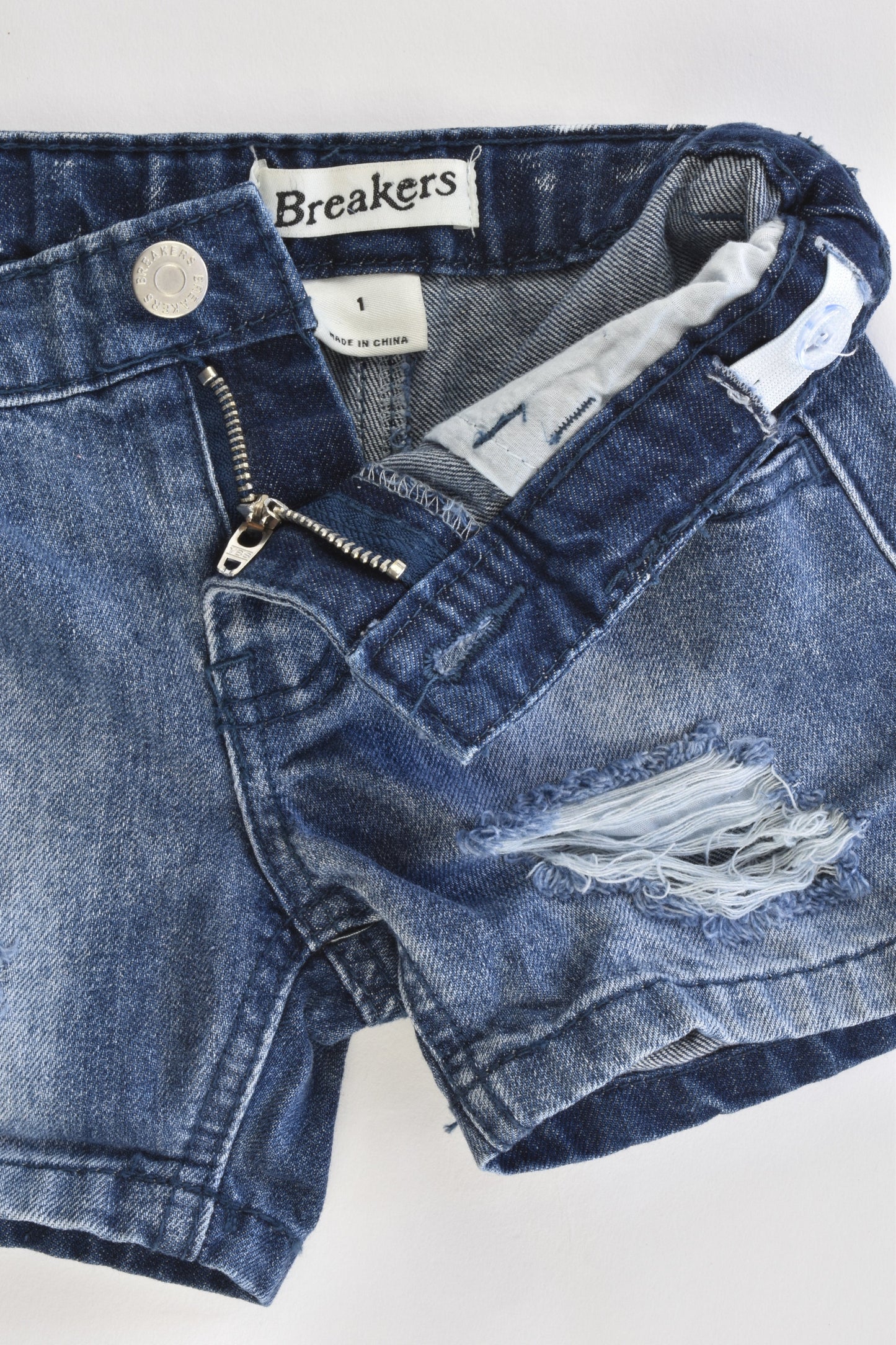 Breakers Size 1 Soft Denim Shorts