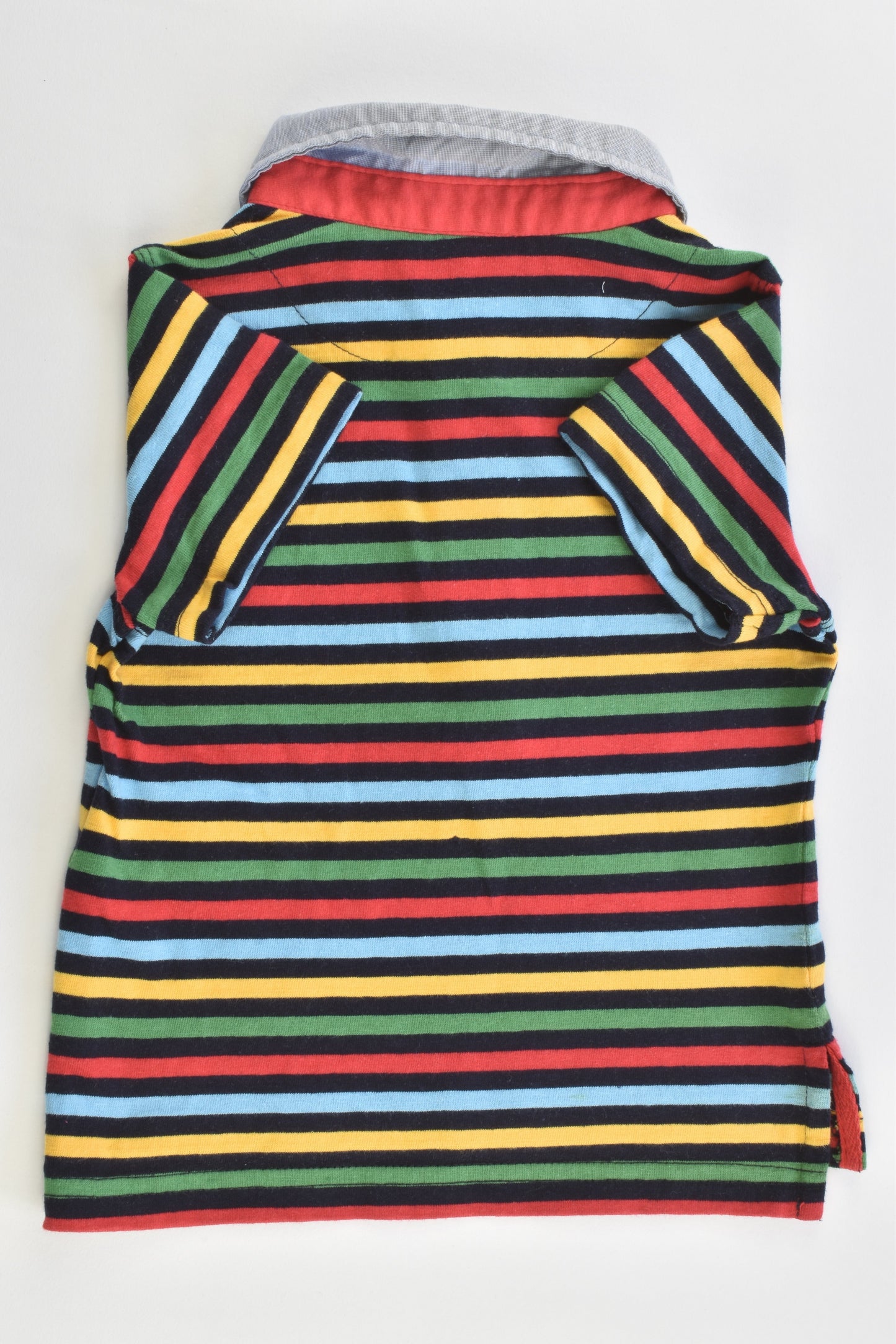 Cadet Rousselle (France) Size 1 (18 months) Striped Collared 'Ma Voiture' T-shirt