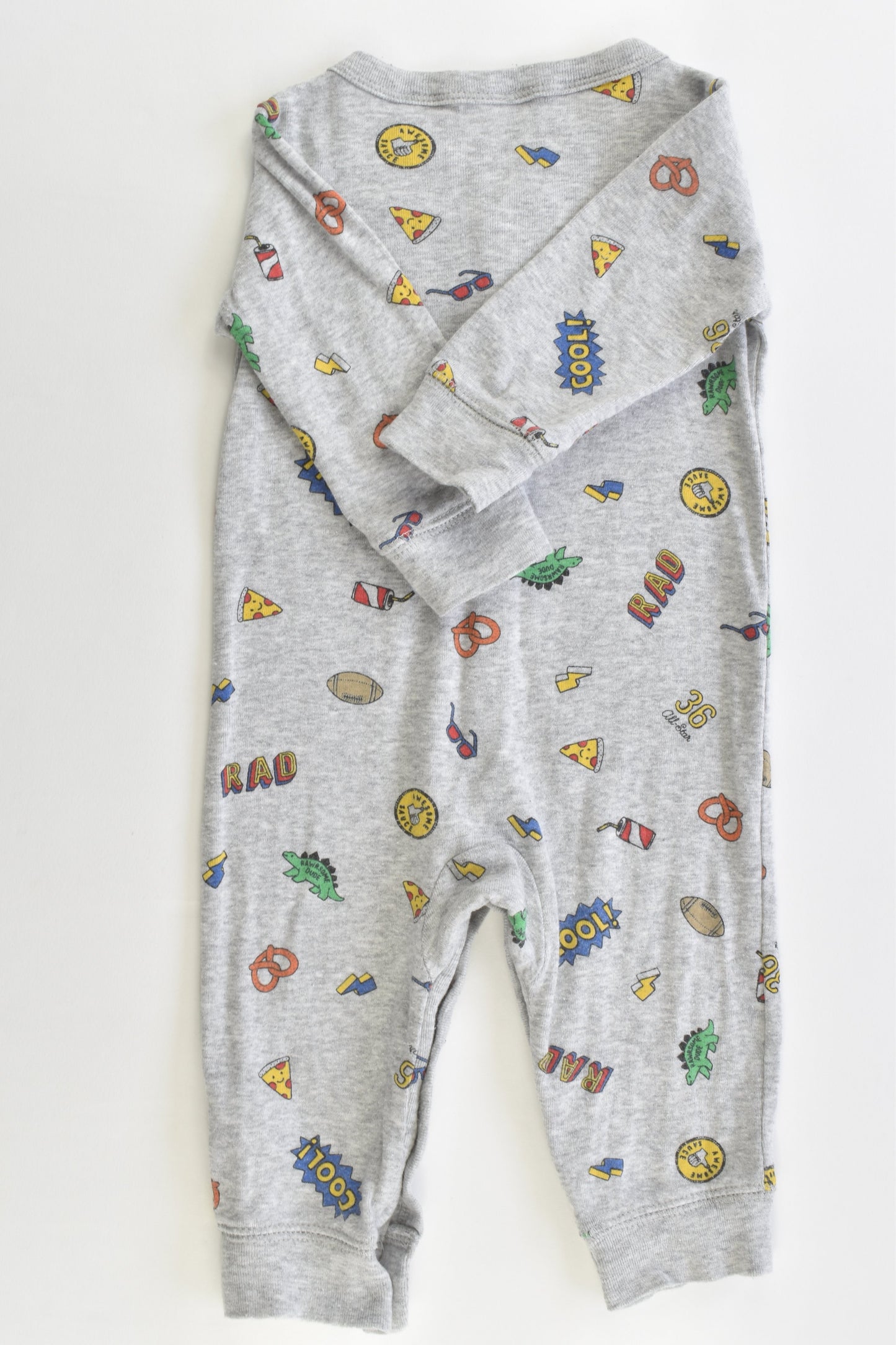 Carter's Size 00 (6 months) 'Rad' Romper