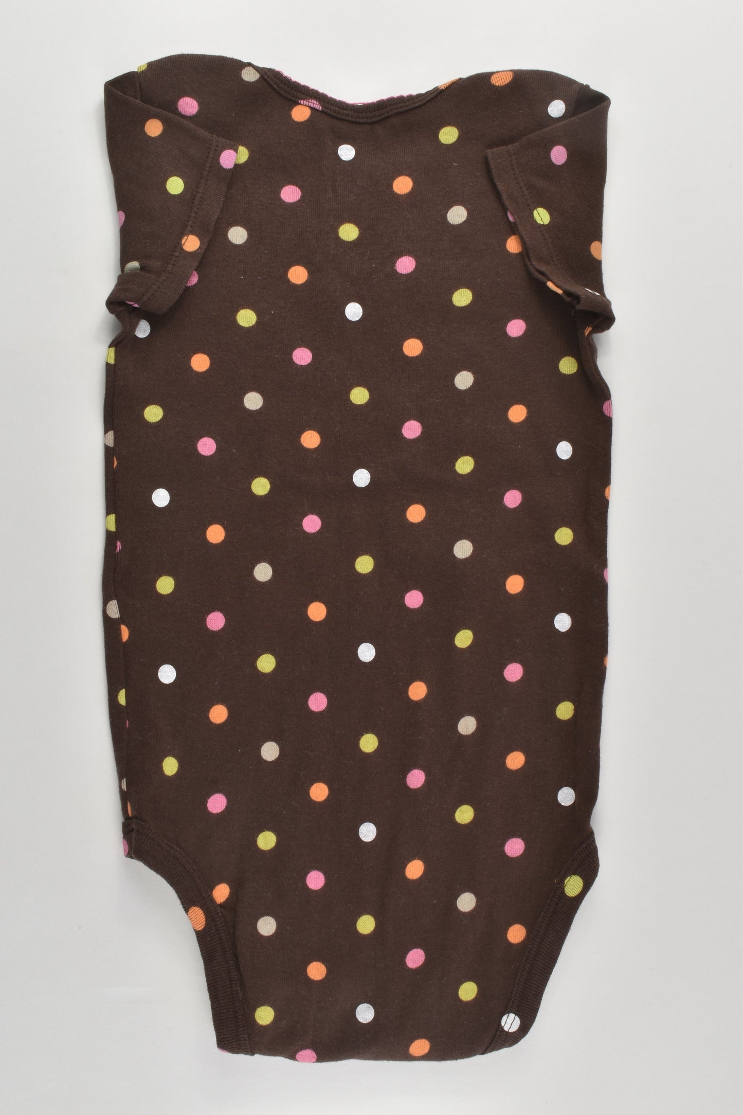 Carter's Size 2 (24 months) Butterfly and Polka Dots Bodysuit