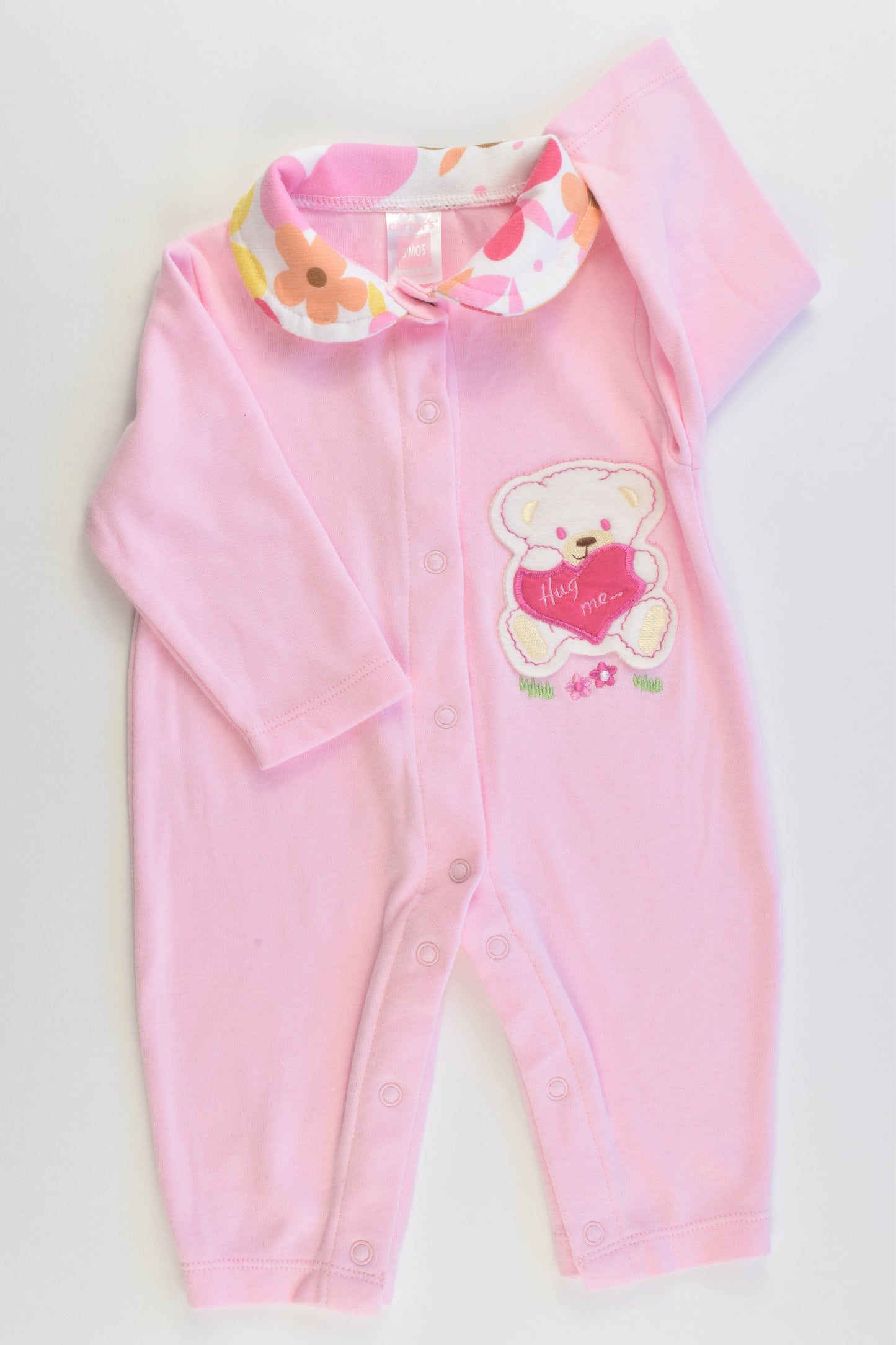 Carter's Size 3 months (000) Collared Teddy Romper