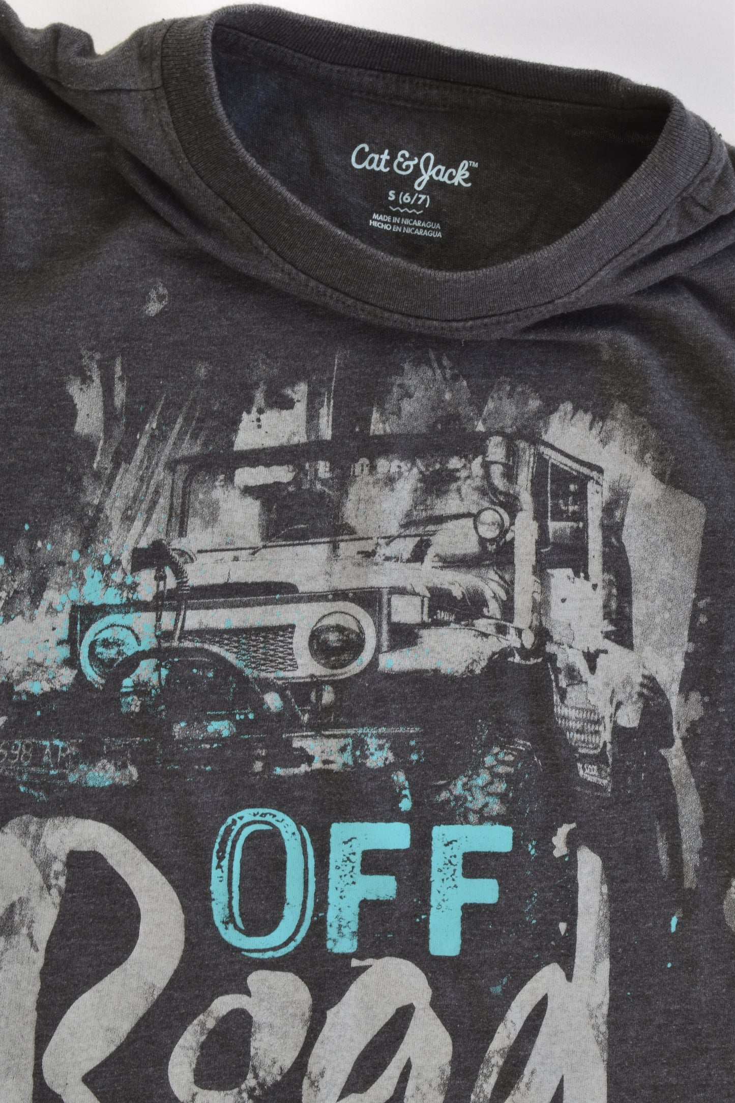 Cat & Jack Size 6/7 'Off Road Adventure' T-shirt