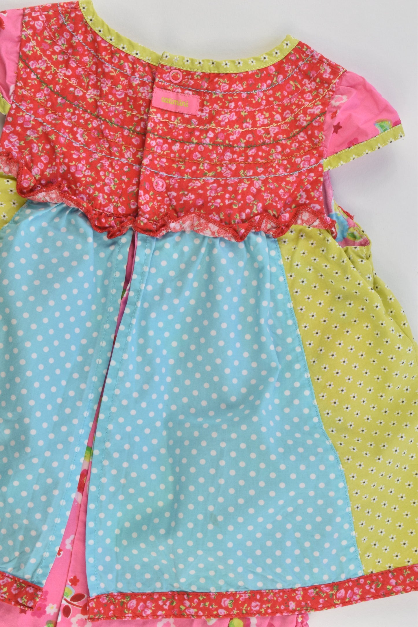 Catimini (France) Size 00 (6 months, 67 cm) Colorful Outfit