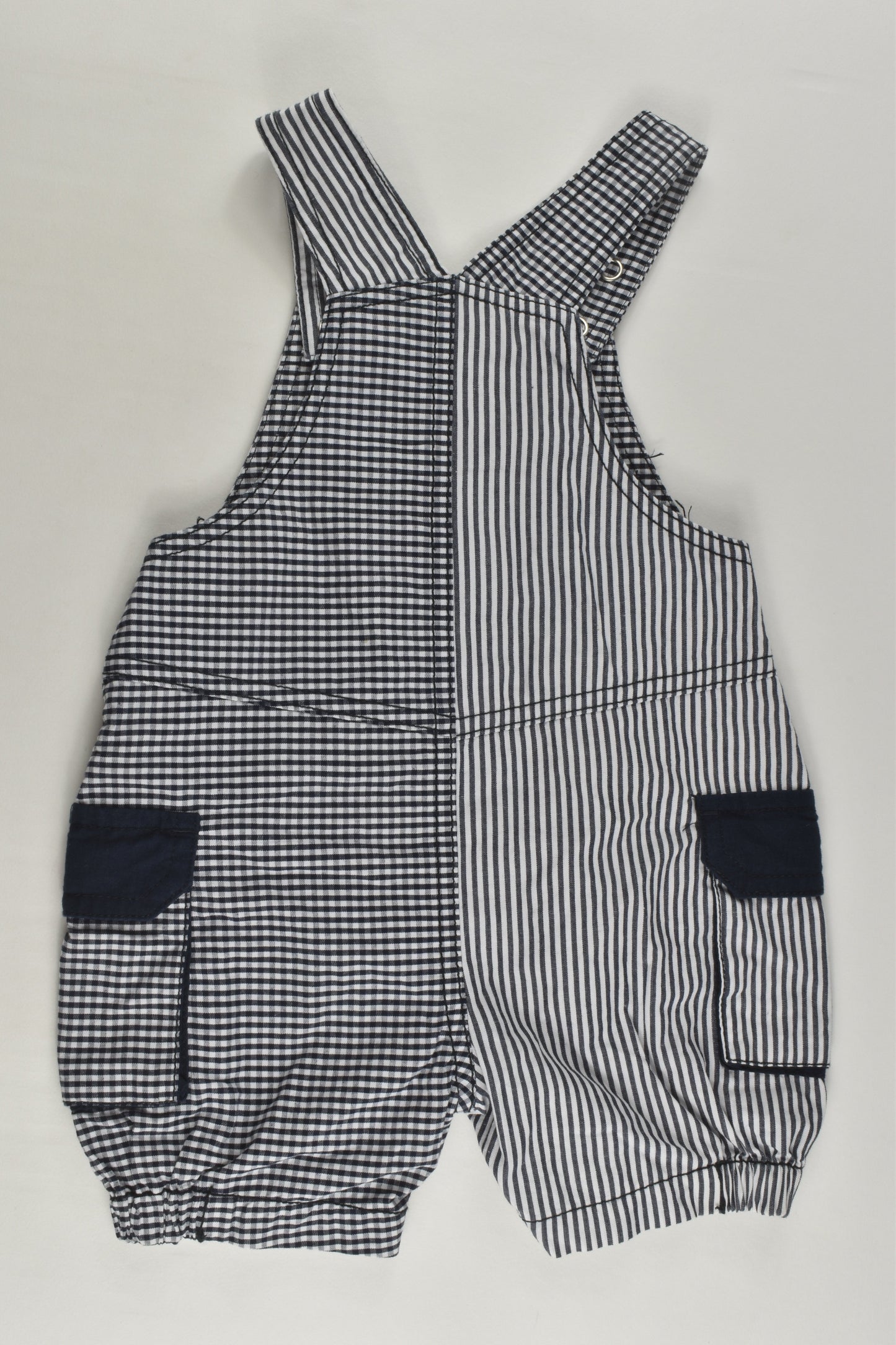 Catriona Rowntree Size 00 (3-6 months) Nautical Short Overalls