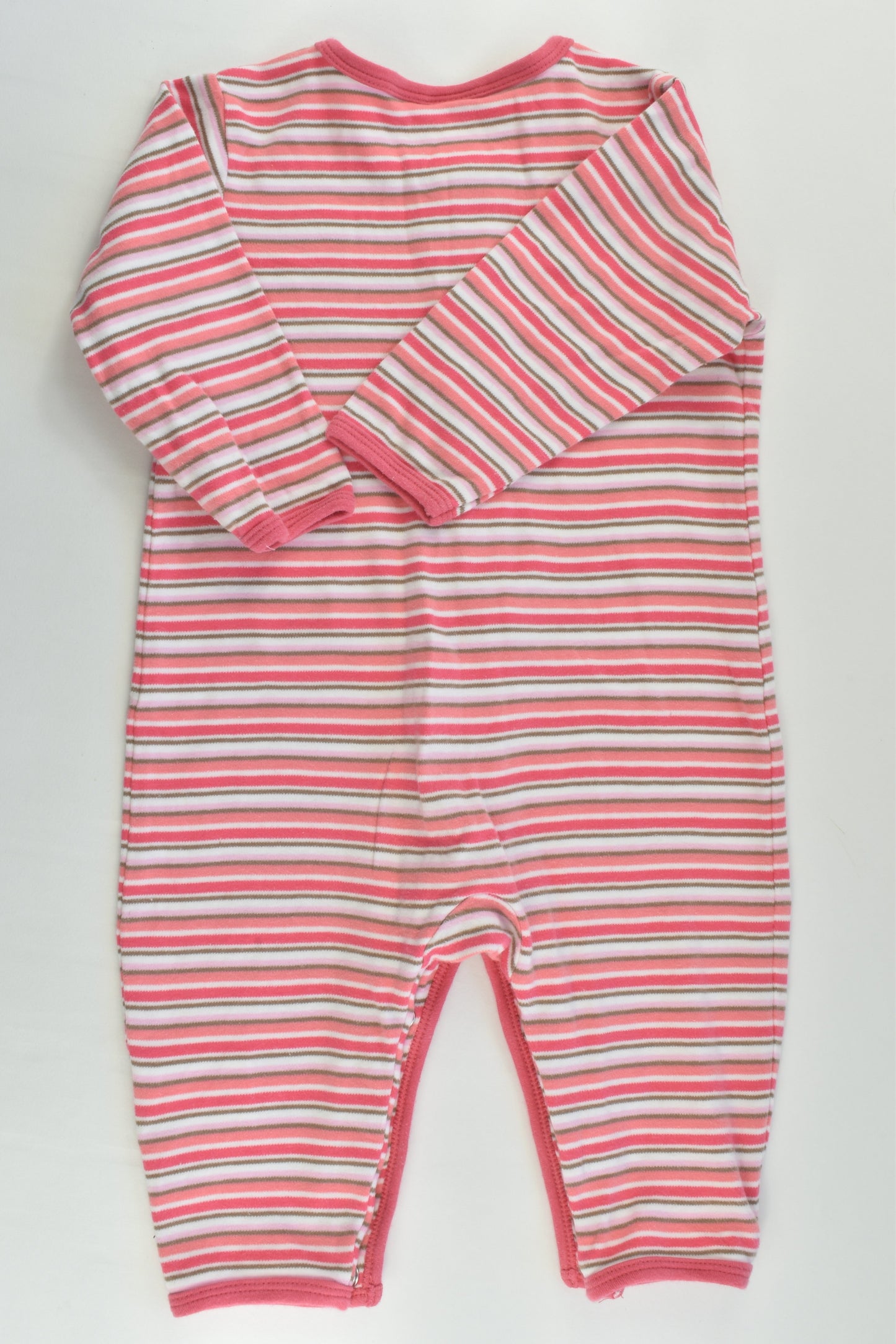 Charlie & Me Size 0 (6-12 months) Striped Bird Romper