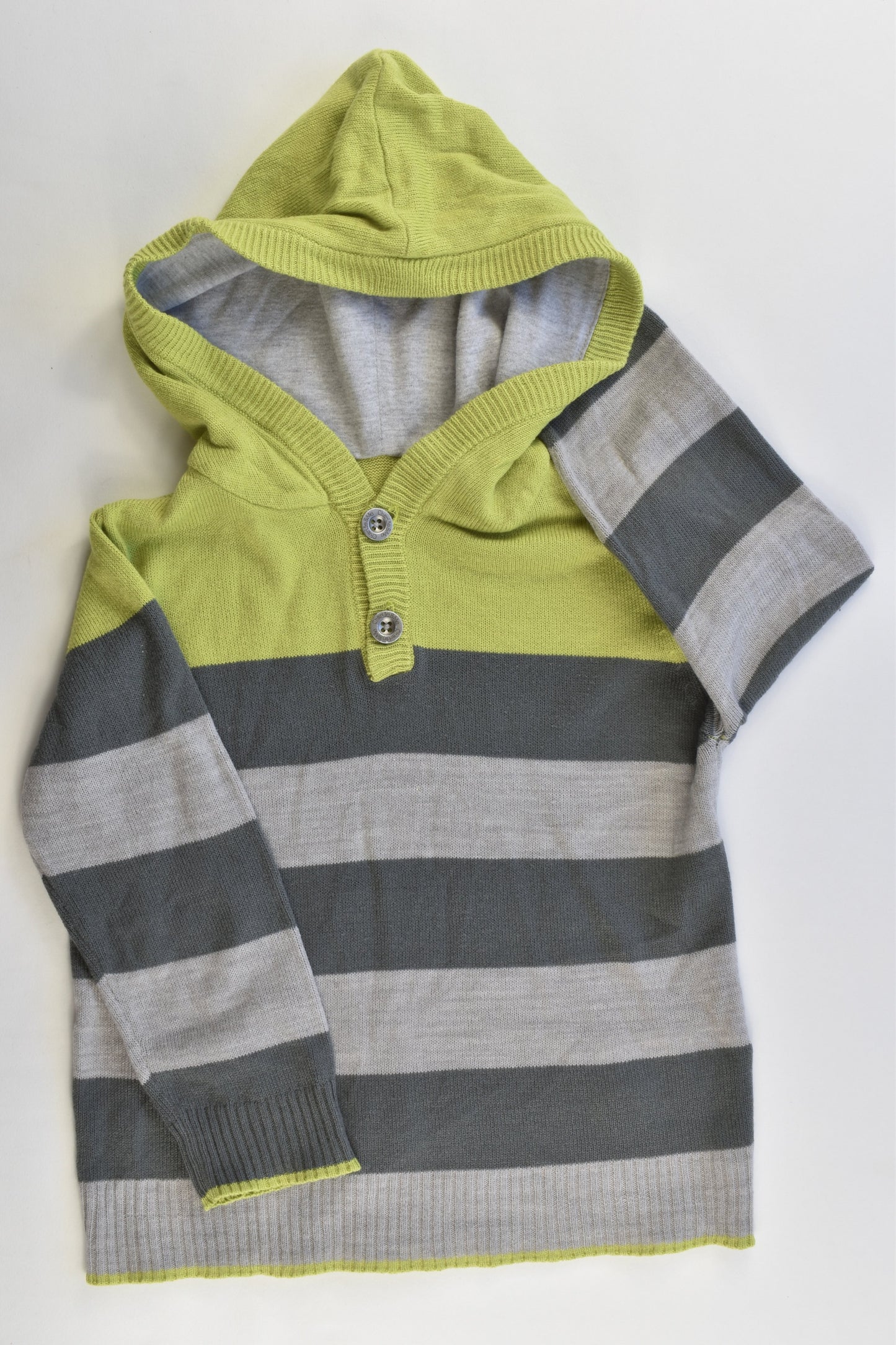 Charlie & Me Size 2-3 Knitted Hooded Jumper